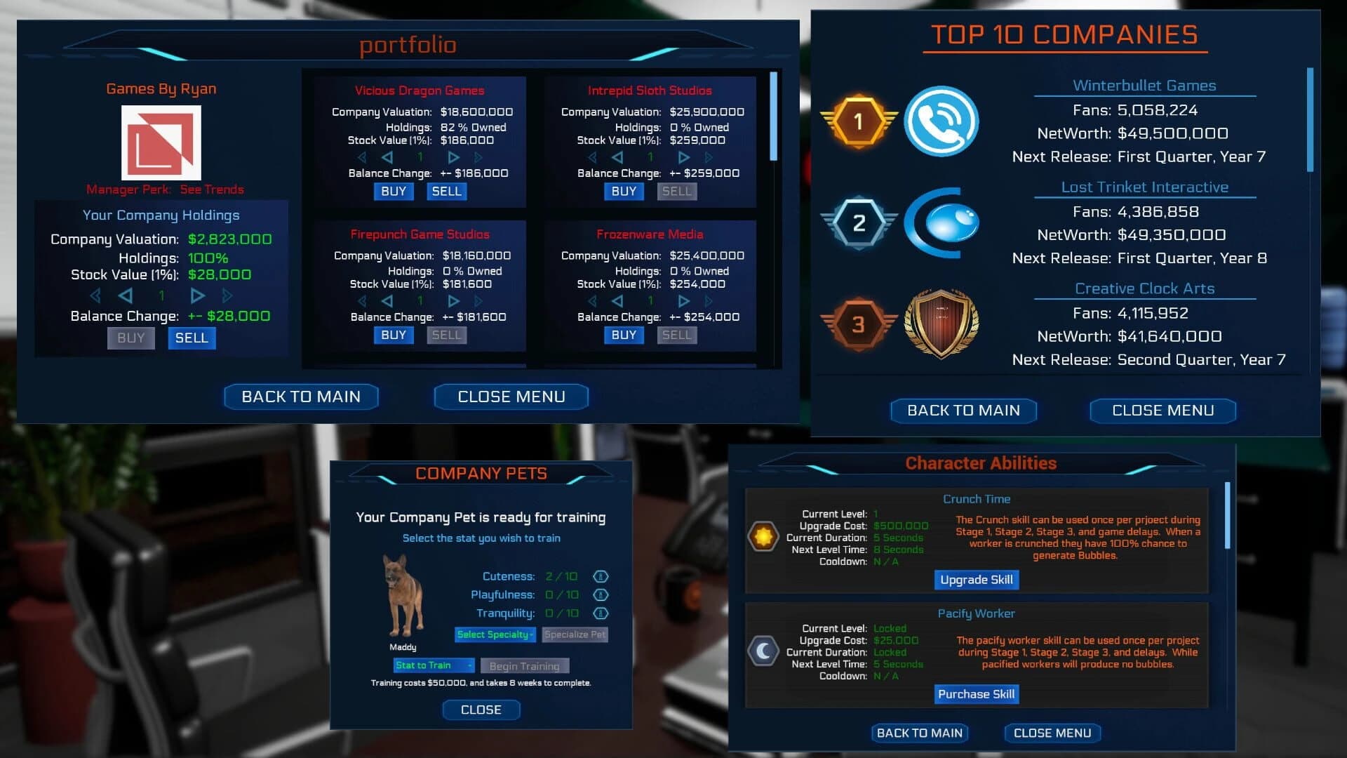 Game Dev Masters screenshot 1