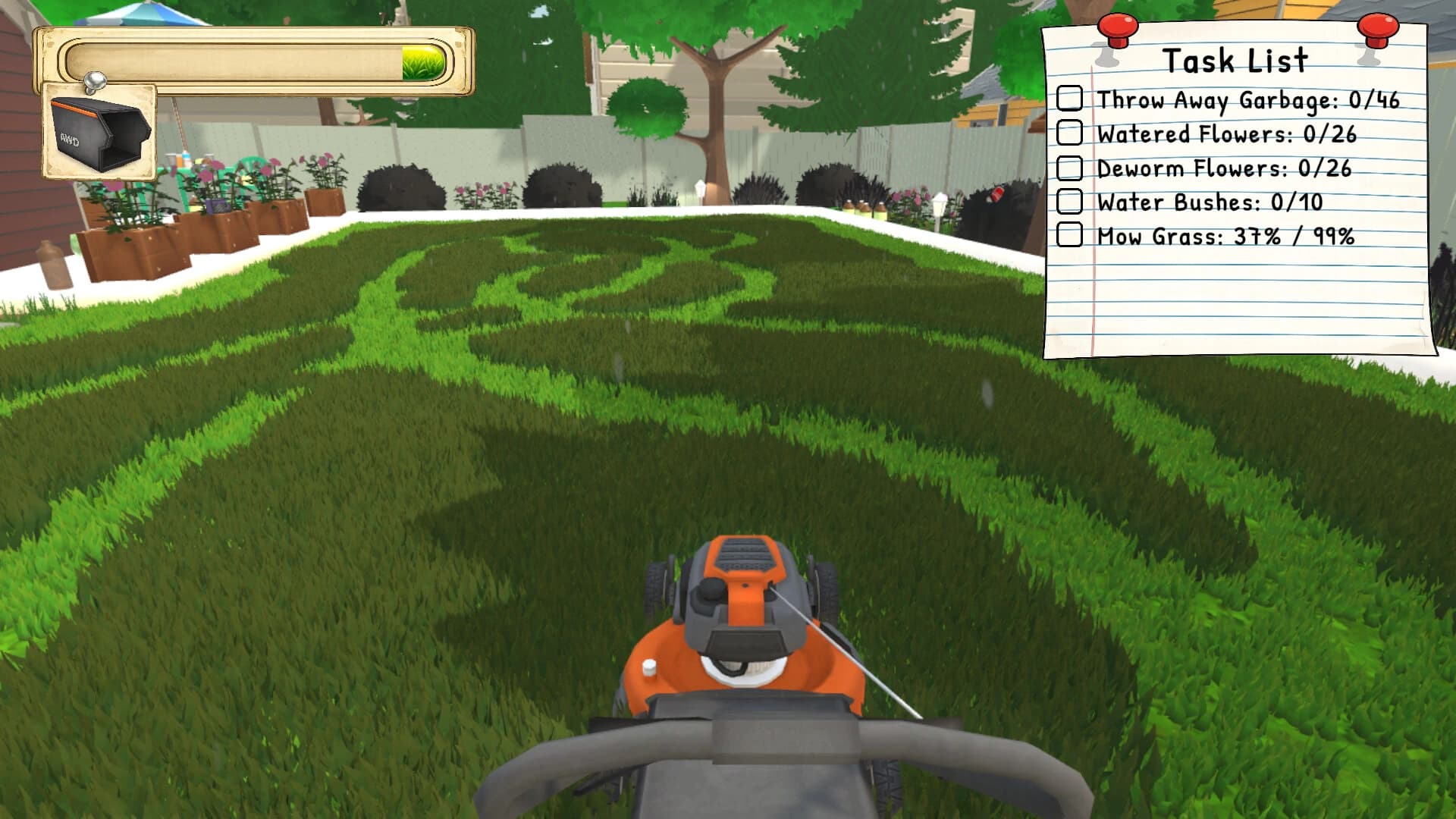 Garden Cleanup Simulator screenshot 1