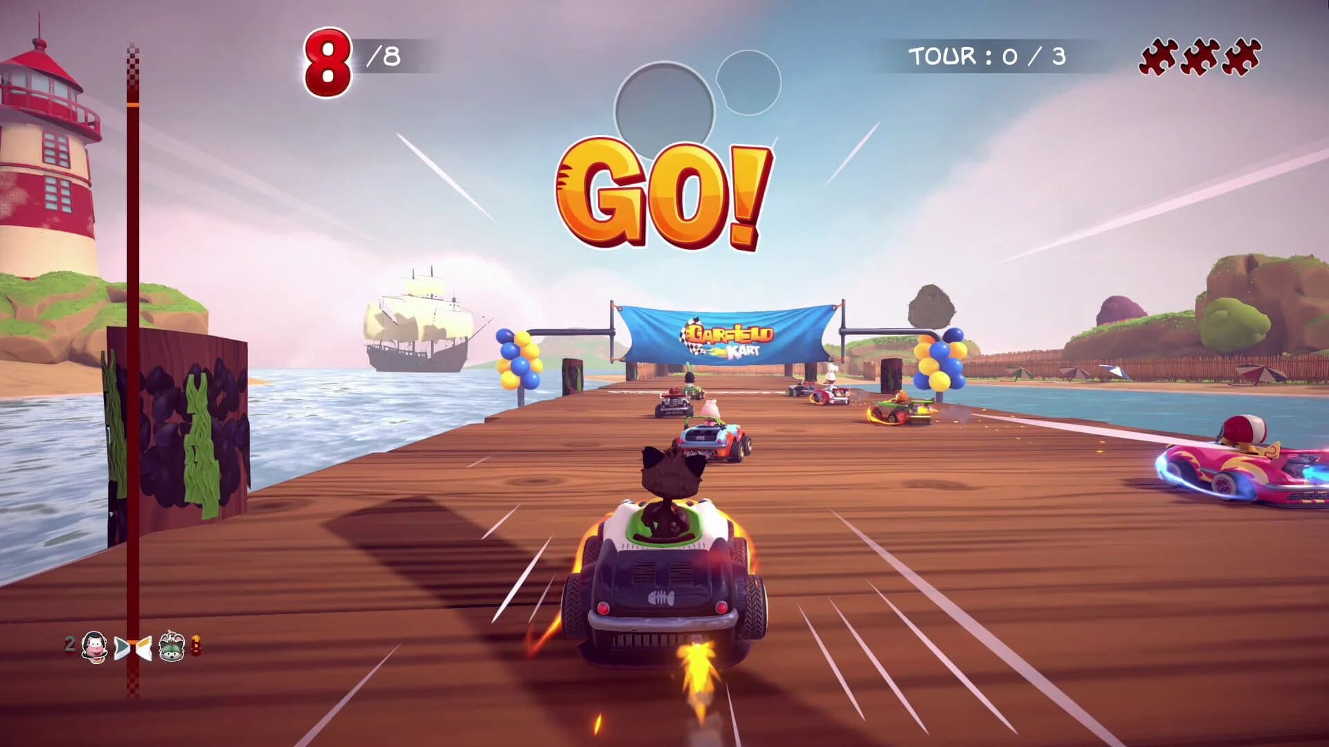 Garfield Kart: Furious Racing screenshot 3