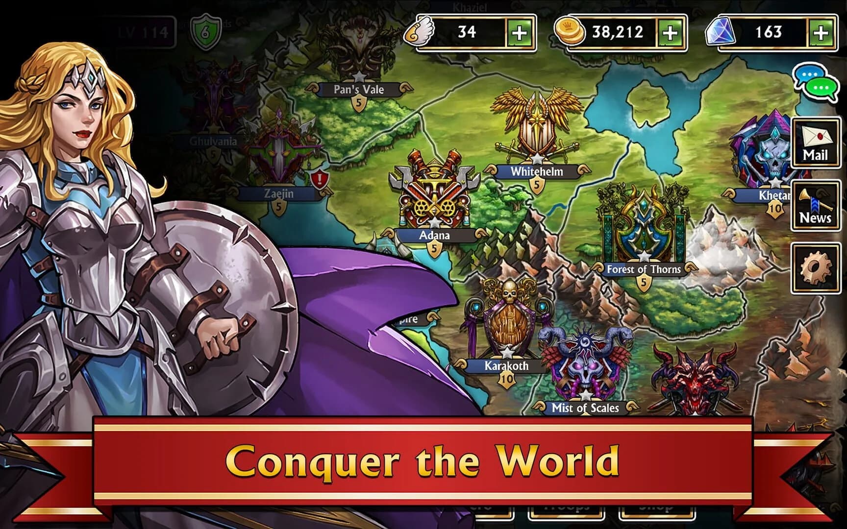 Gems of War screenshot 1