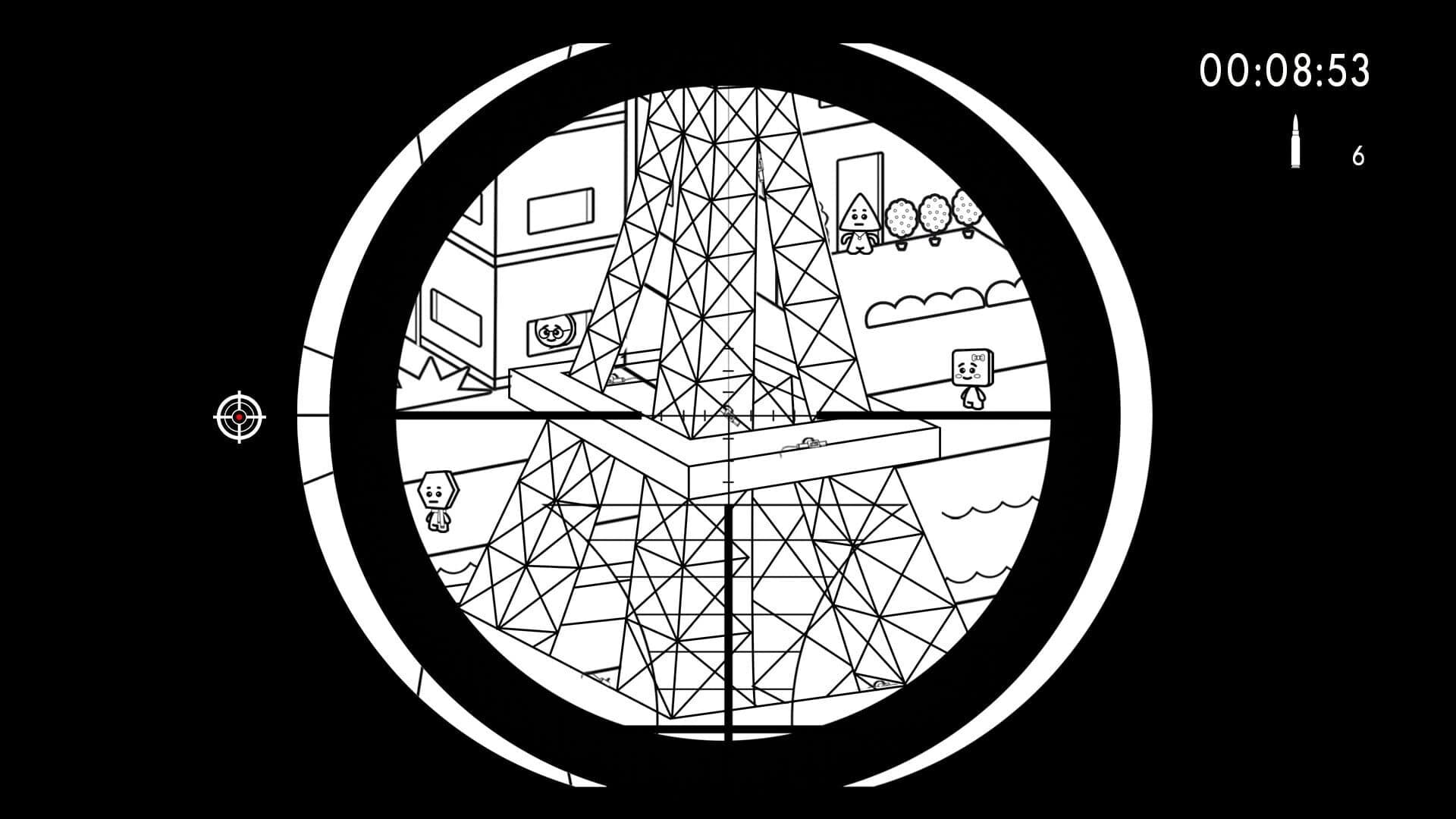 Geometric Sniper: Blood in Paris screenshot 1