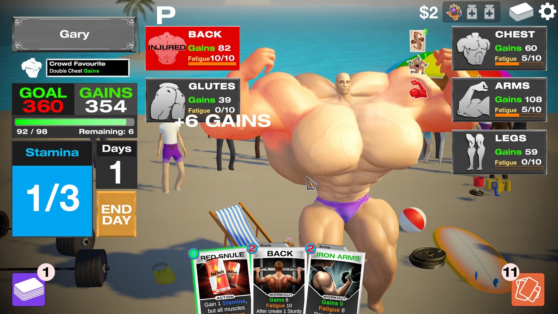 Get Yoked: Extreme Bodybuilding screenshot 4