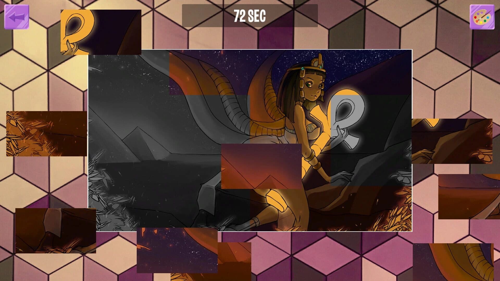Girls on puzzle screenshot 2