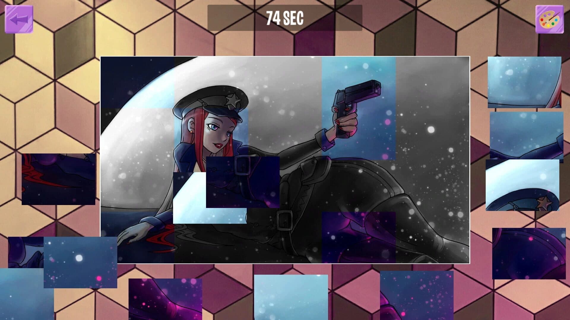 Girls on puzzle screenshot 1