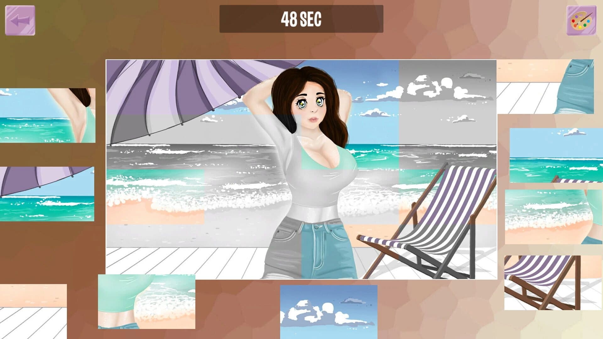 Girls on Puzzle 5 screenshot 4