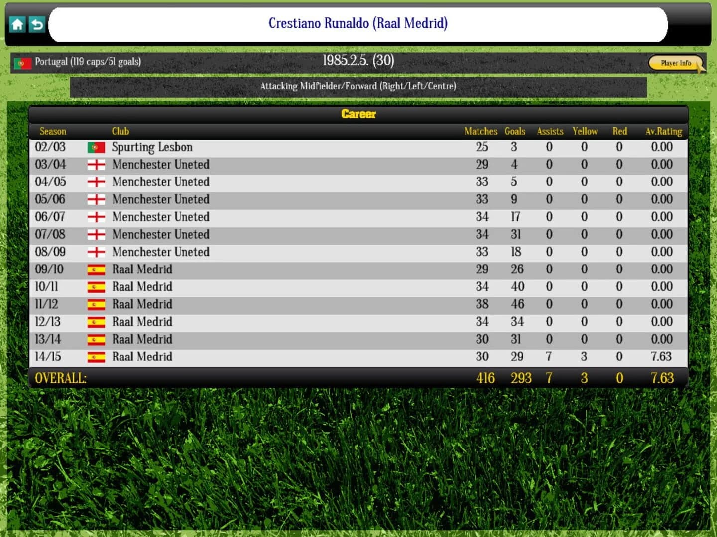 Global Soccer Manager screenshot 1