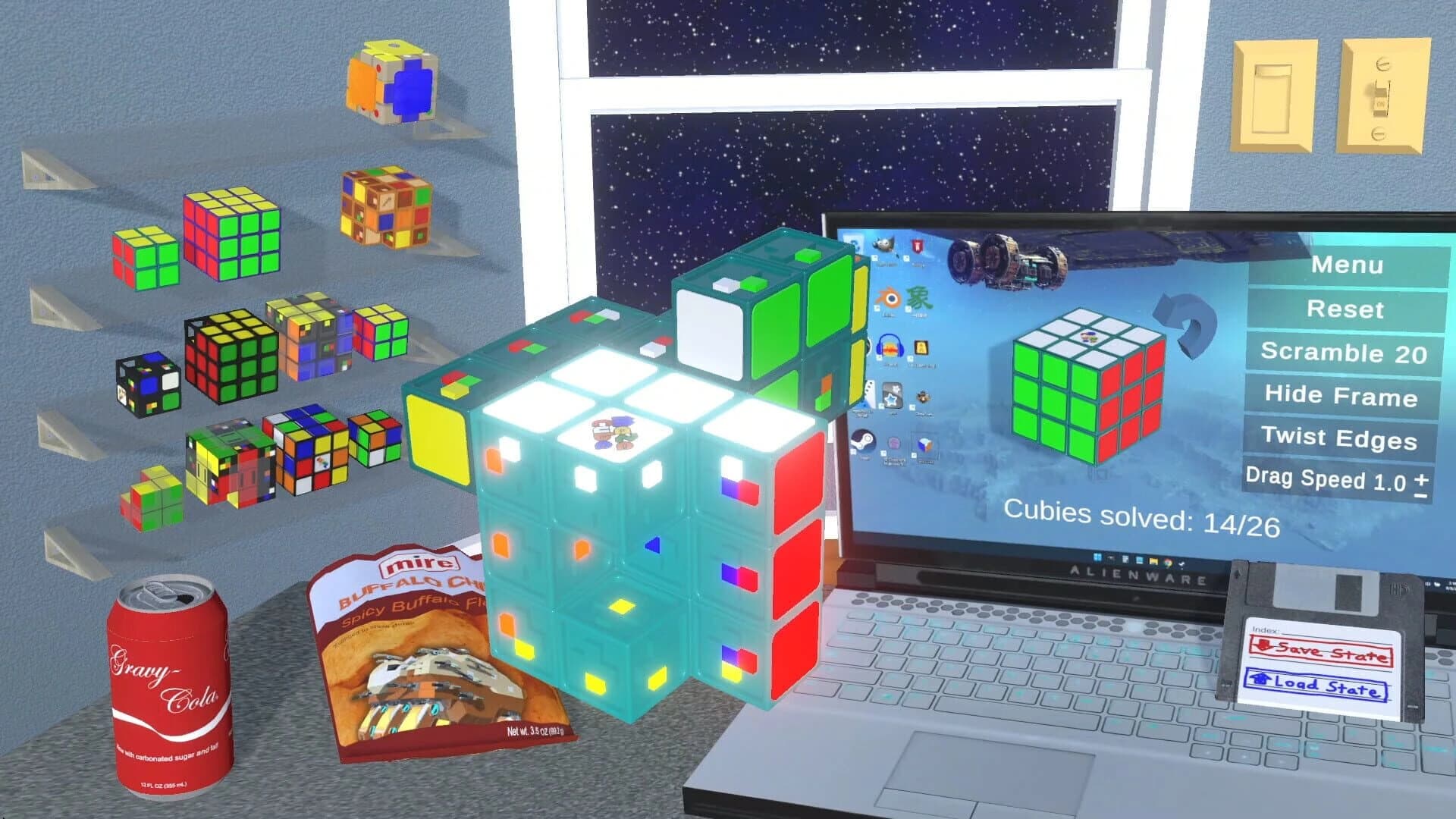 Glow Cubes screenshot 1