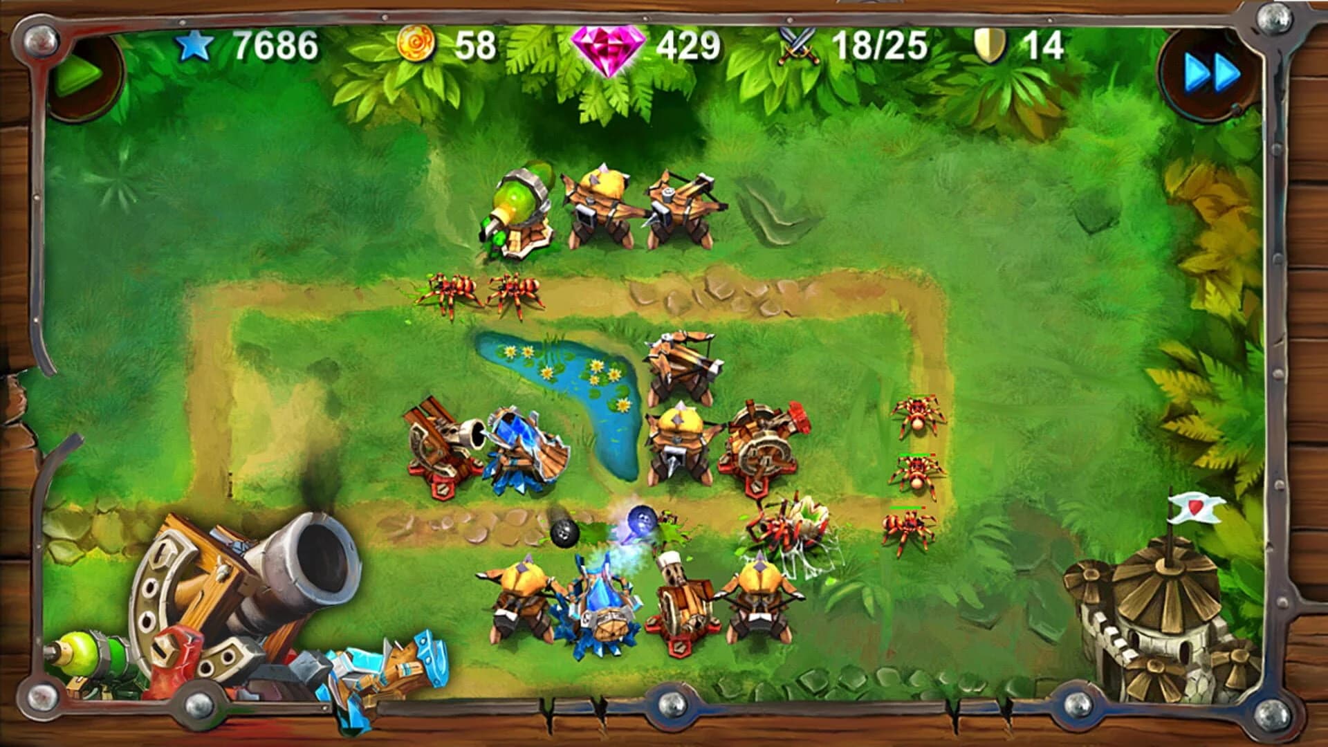 Goblin Defenders: Steel'n' Wood screenshot 2