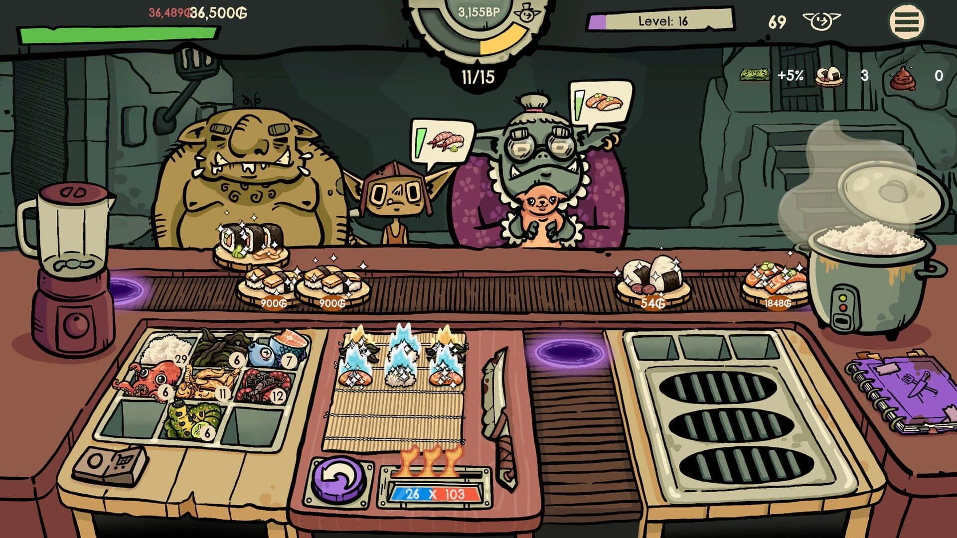 Goblin Sushi screenshot 2