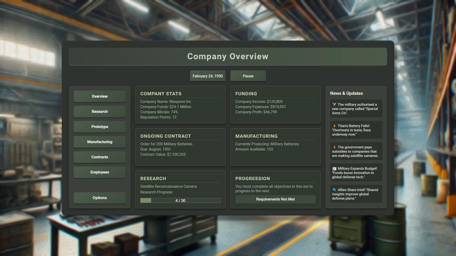 Government Contractors: Arms of Influence screenshot 1