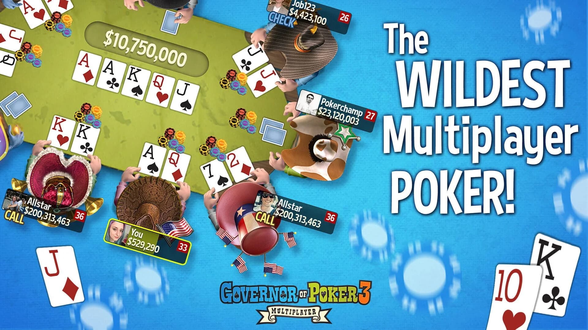 Governor of Poker 3 screenshot 1