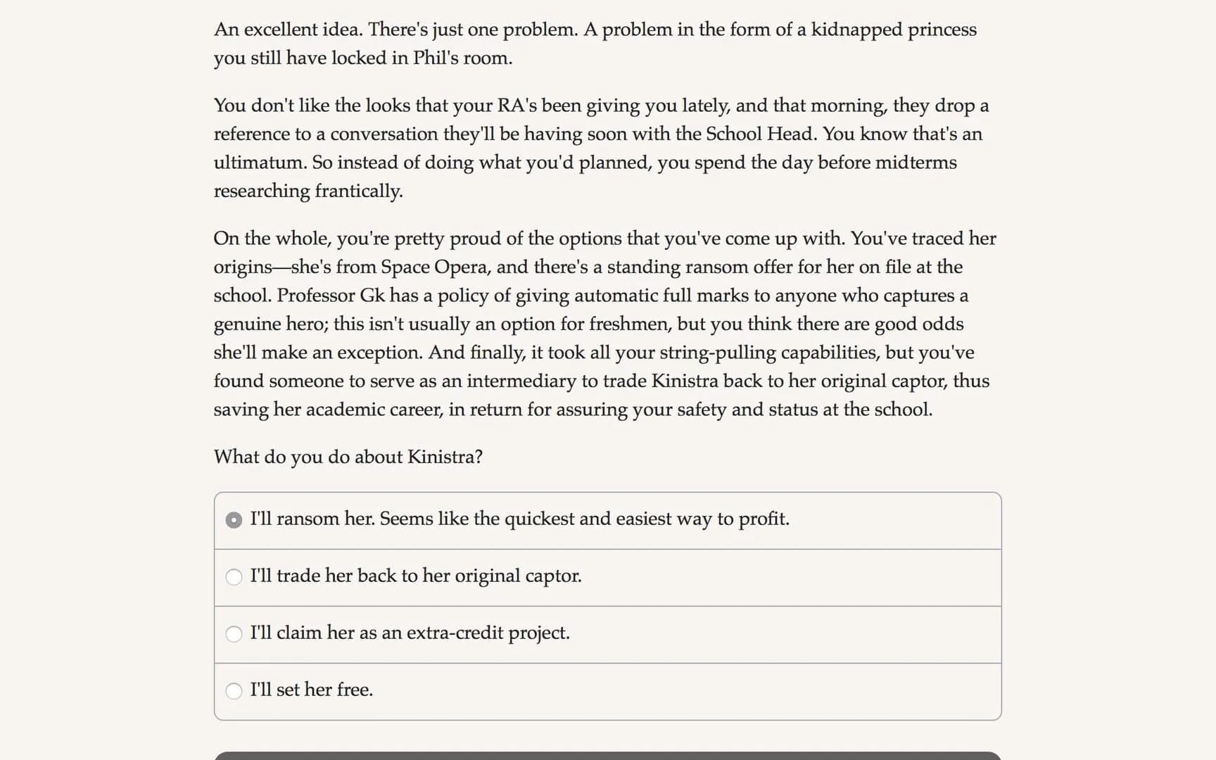 Grand Academy for Future Villains screenshot 4