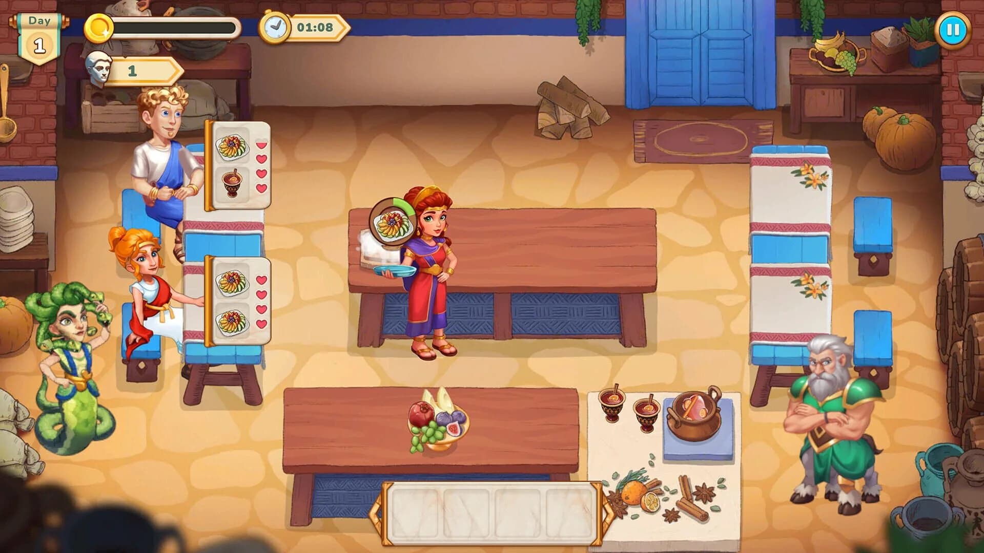 Greek Kitchen Frenzy: Dionysus screenshot 3