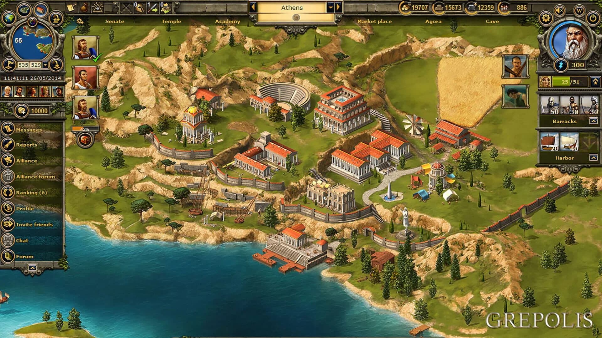 Grepolis screenshot 2