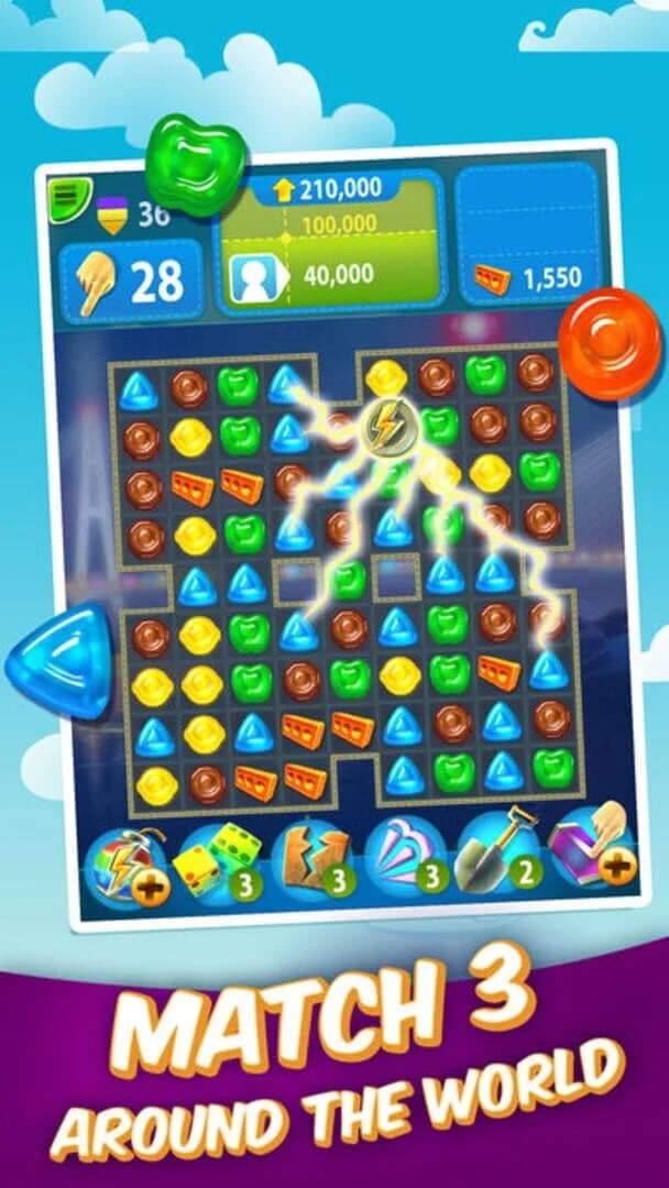 Gummy Drop! screenshot 1