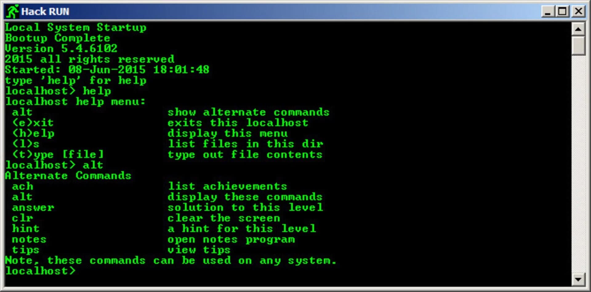 Hack Run screenshot 1