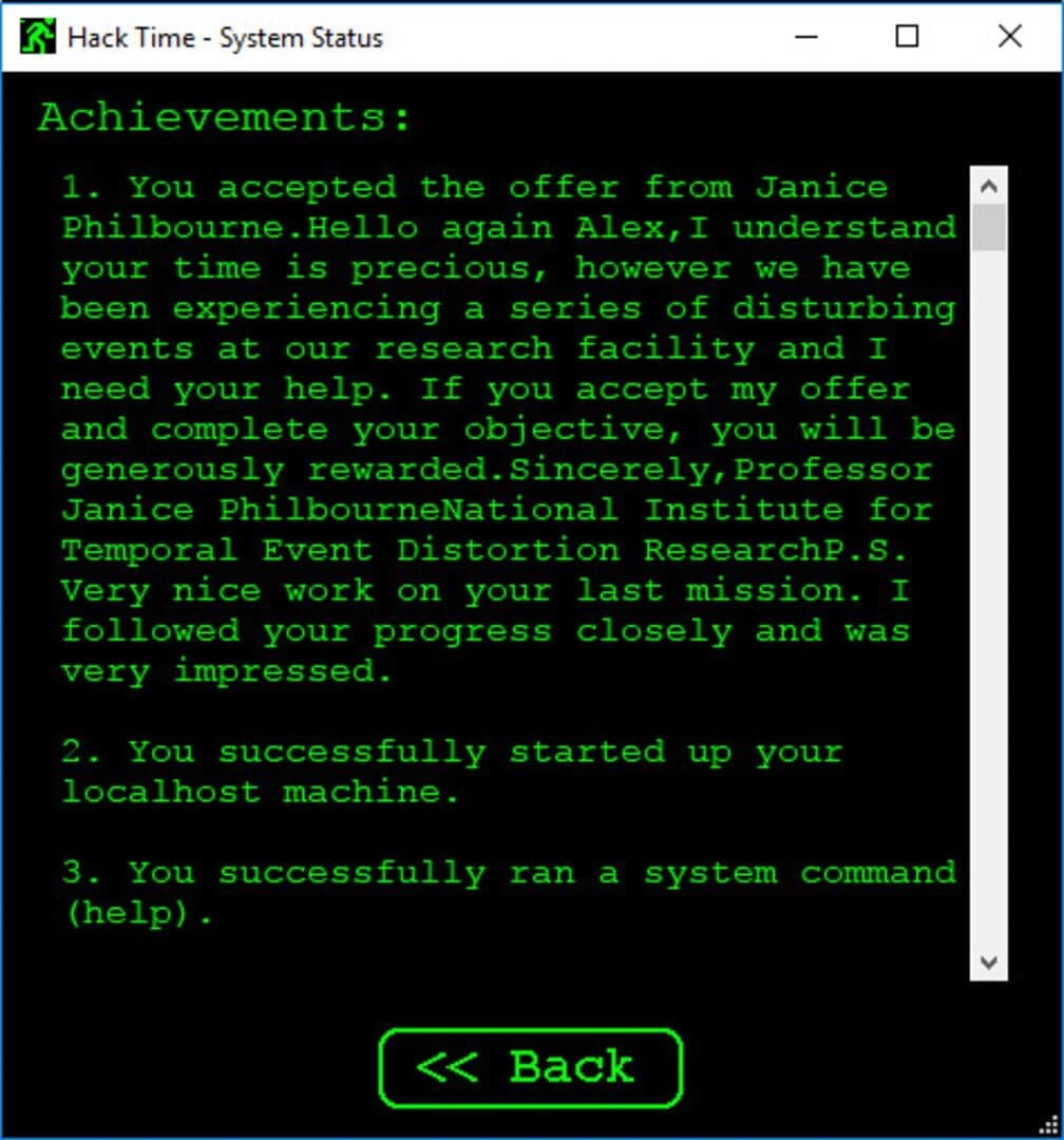 Hack Time screenshot 1