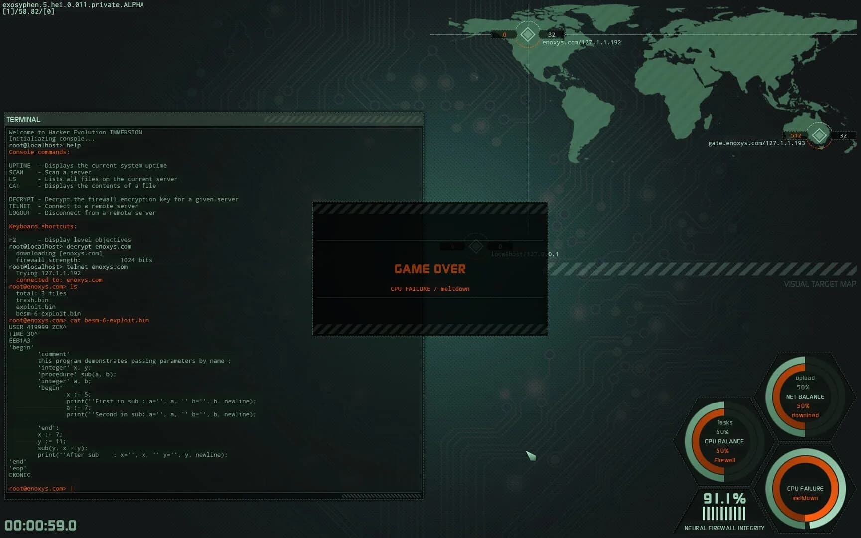 Hacker Evolution Immersion screenshot 4