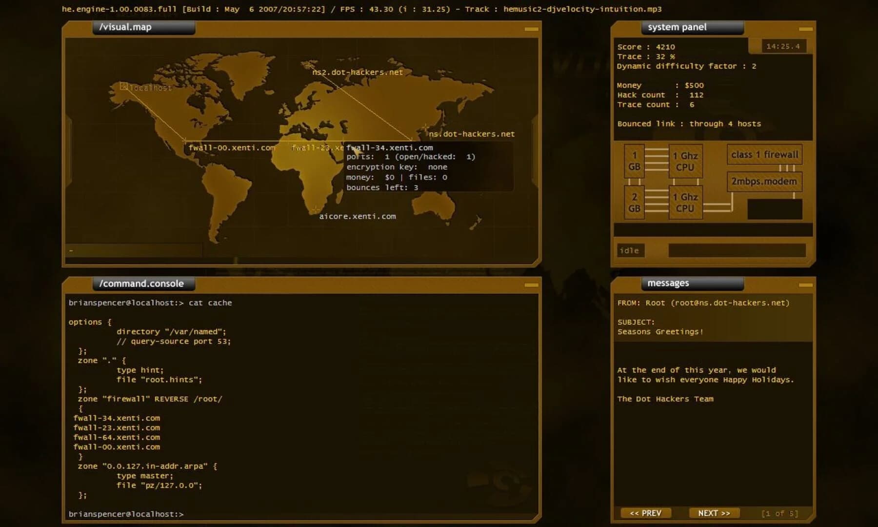 Hacker Evolution Source Code screenshot 1