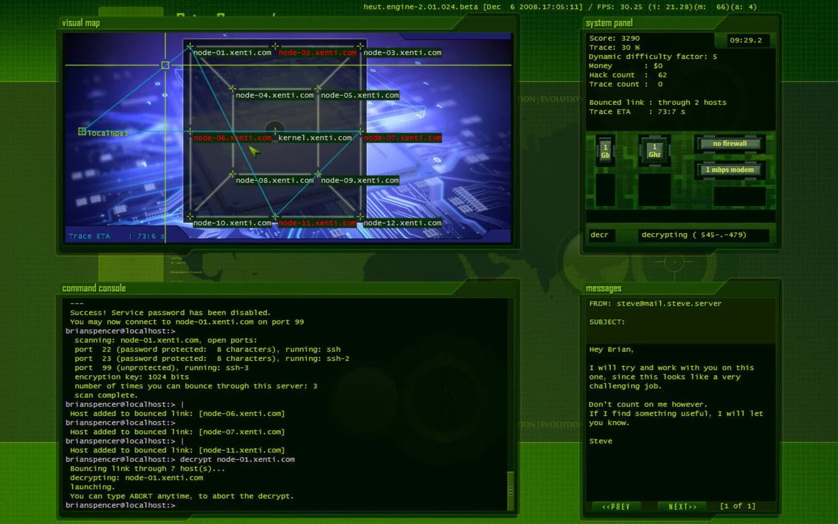 Hacker Evolution: Untold screenshot 5