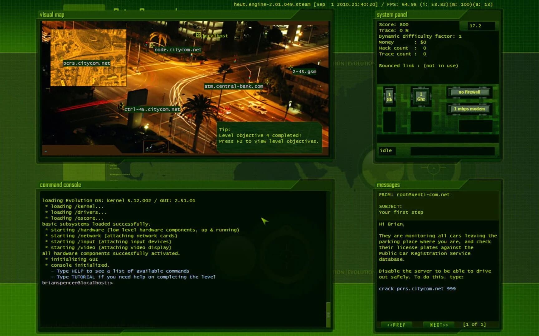 Hacker Evolution: Untold screenshot 3