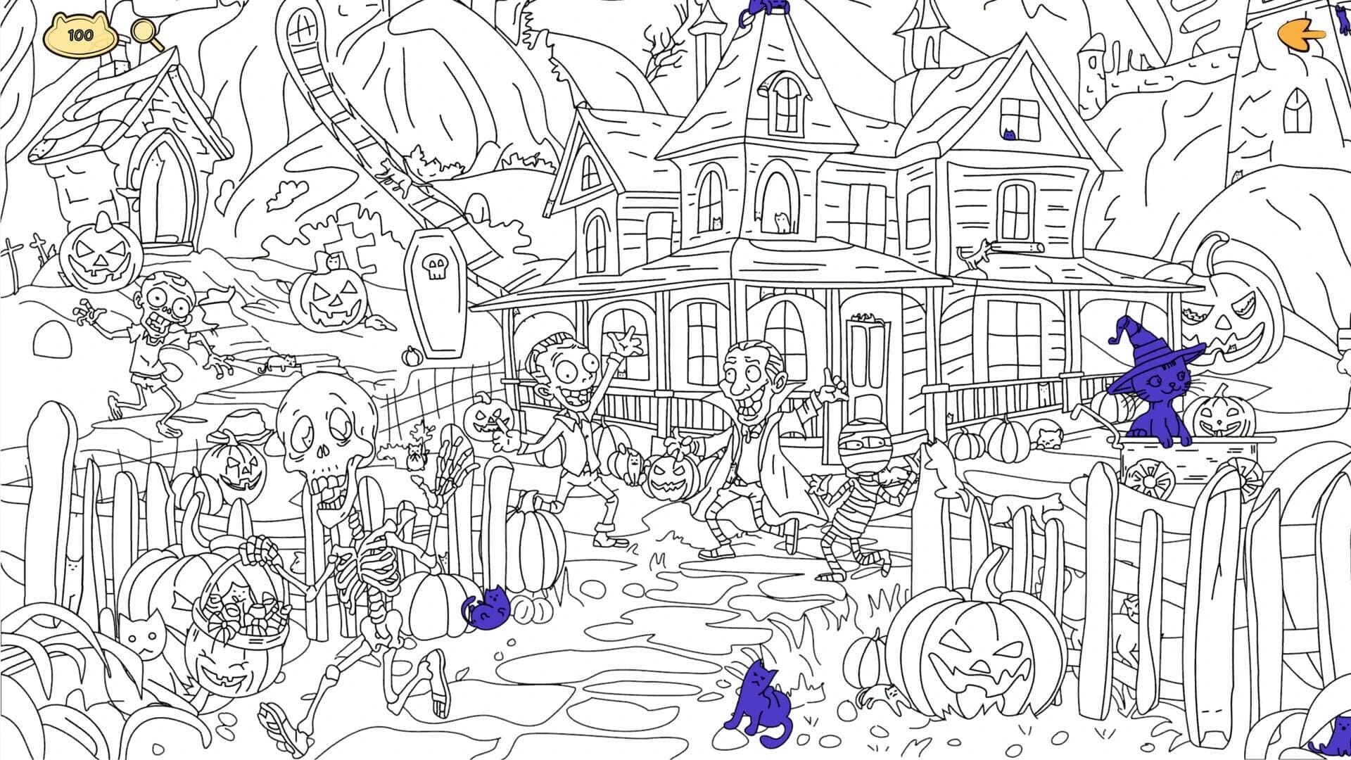 Halloween Filled With Cats screenshot 4