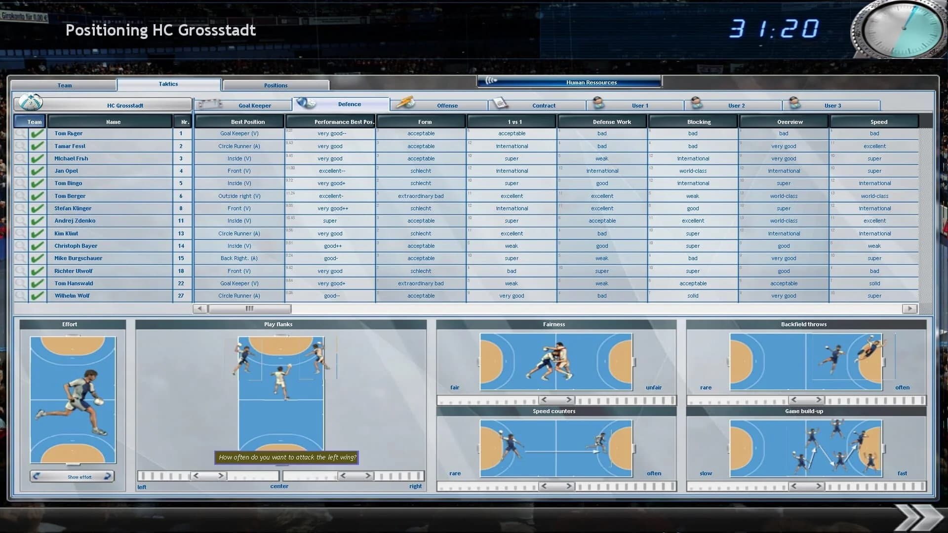 Handball Manager: Team screenshot 2