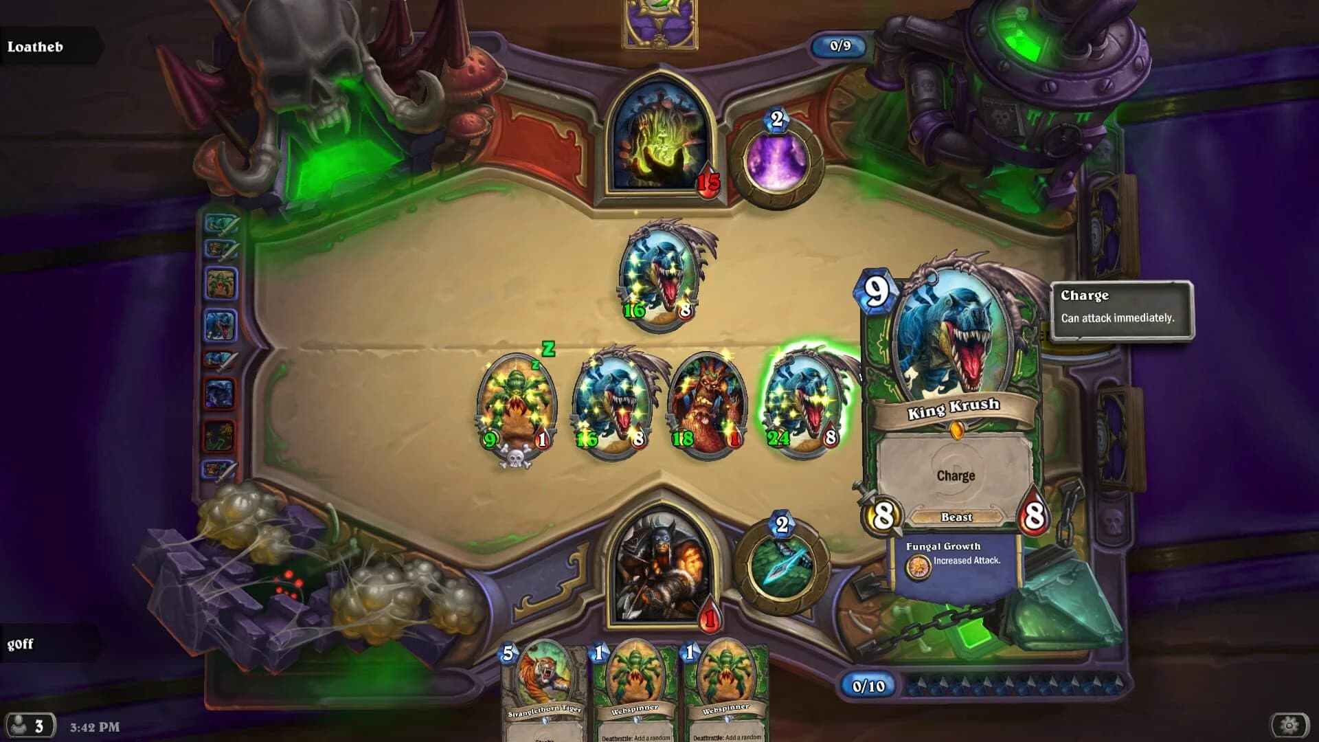 Hearthstone: Curse of Naxxramas screenshot 3