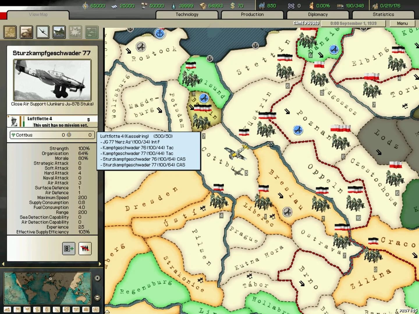 Hearts of Iron II screenshot 3