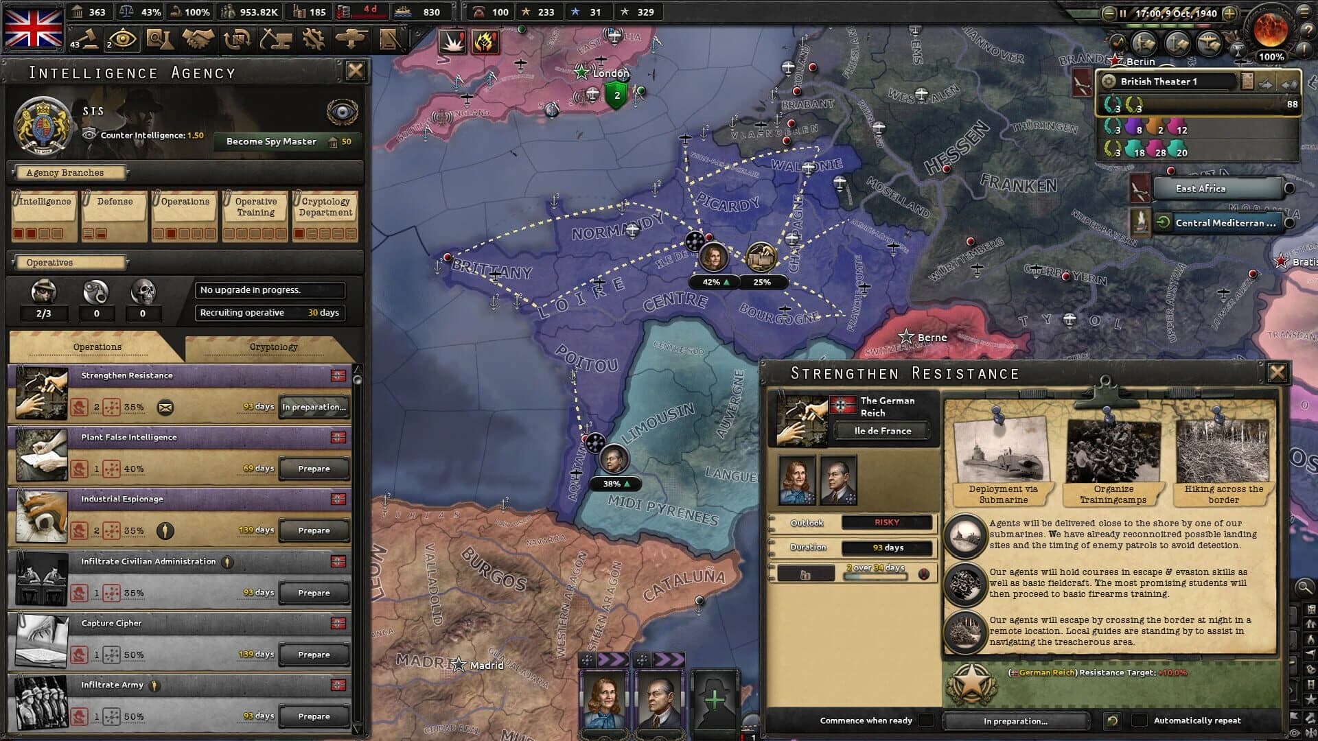Hearts of Iron IV: La Résistance screenshot 3