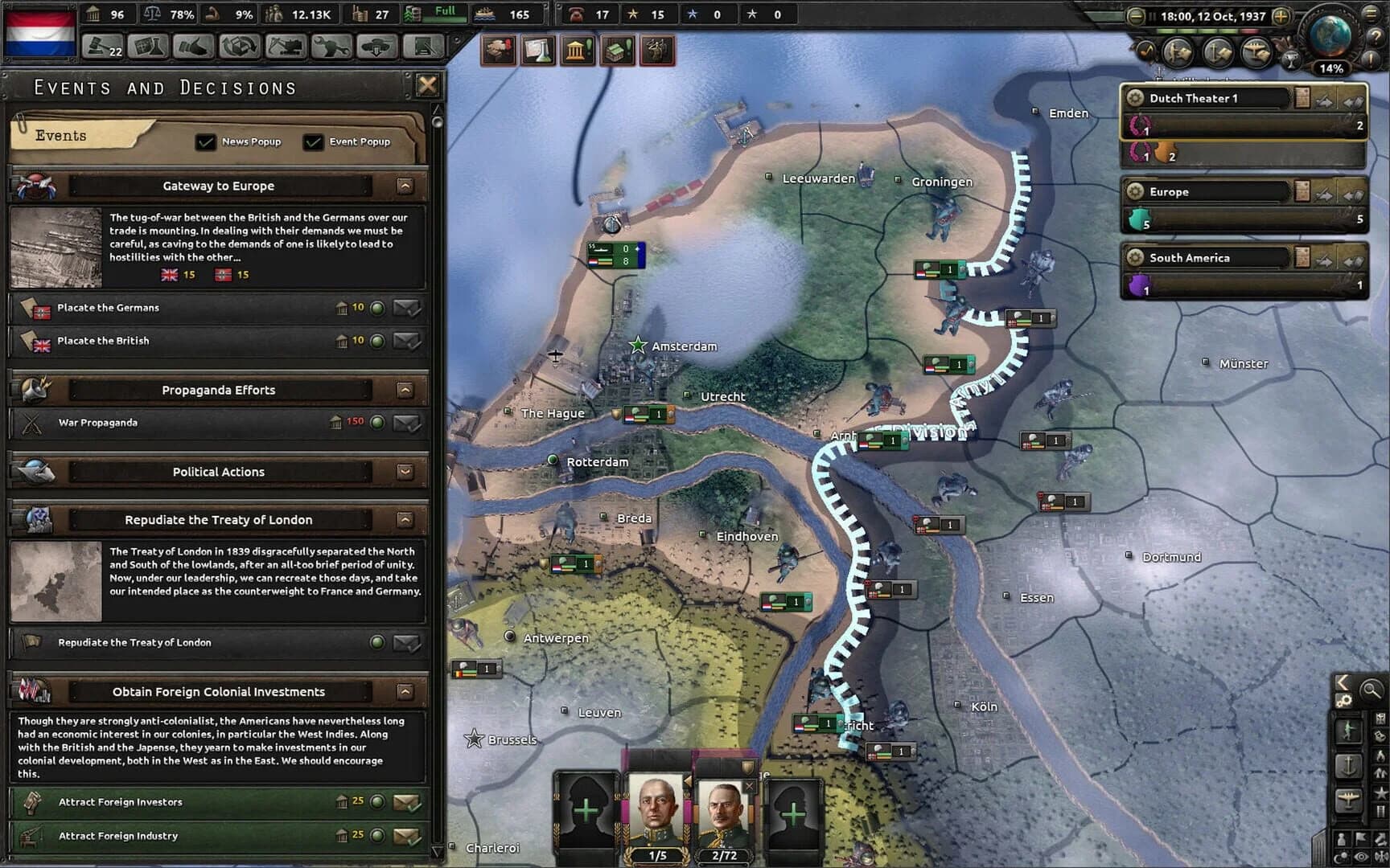 Hearts of Iron IV: Man the Guns screenshot 3
