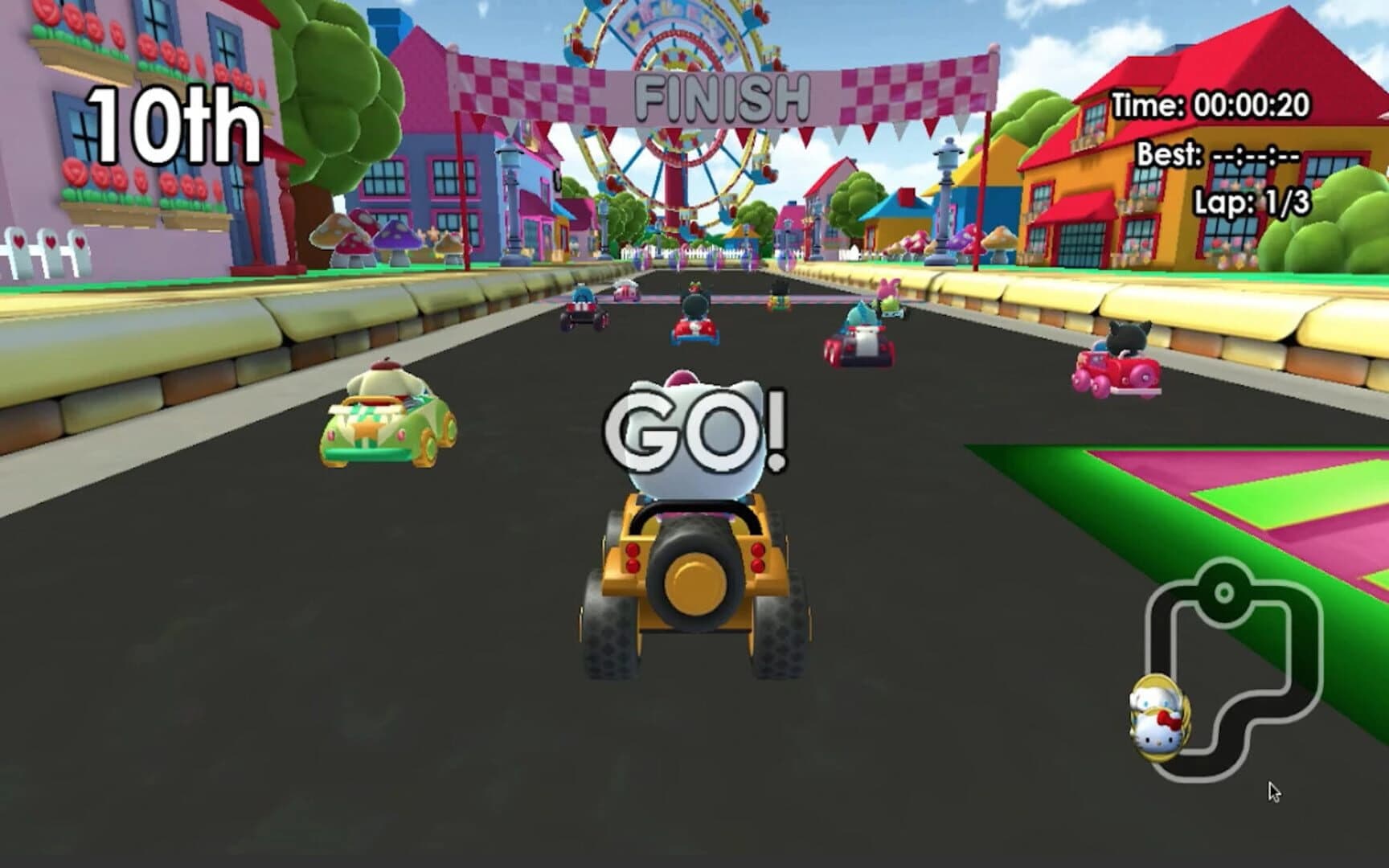 Hello Kitty and Sanrio Friends Racing screenshot 3