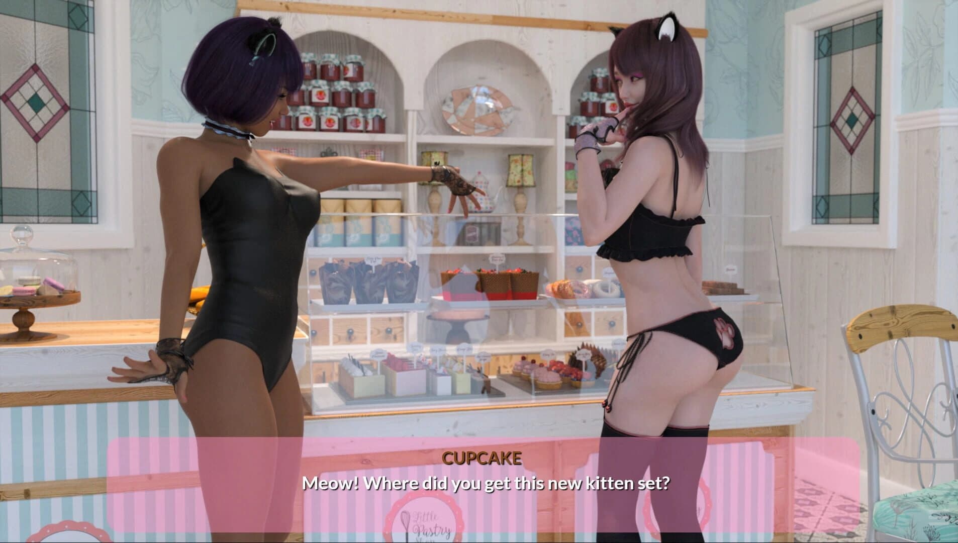 Hentai Girls: Neko Pastry screenshot 1