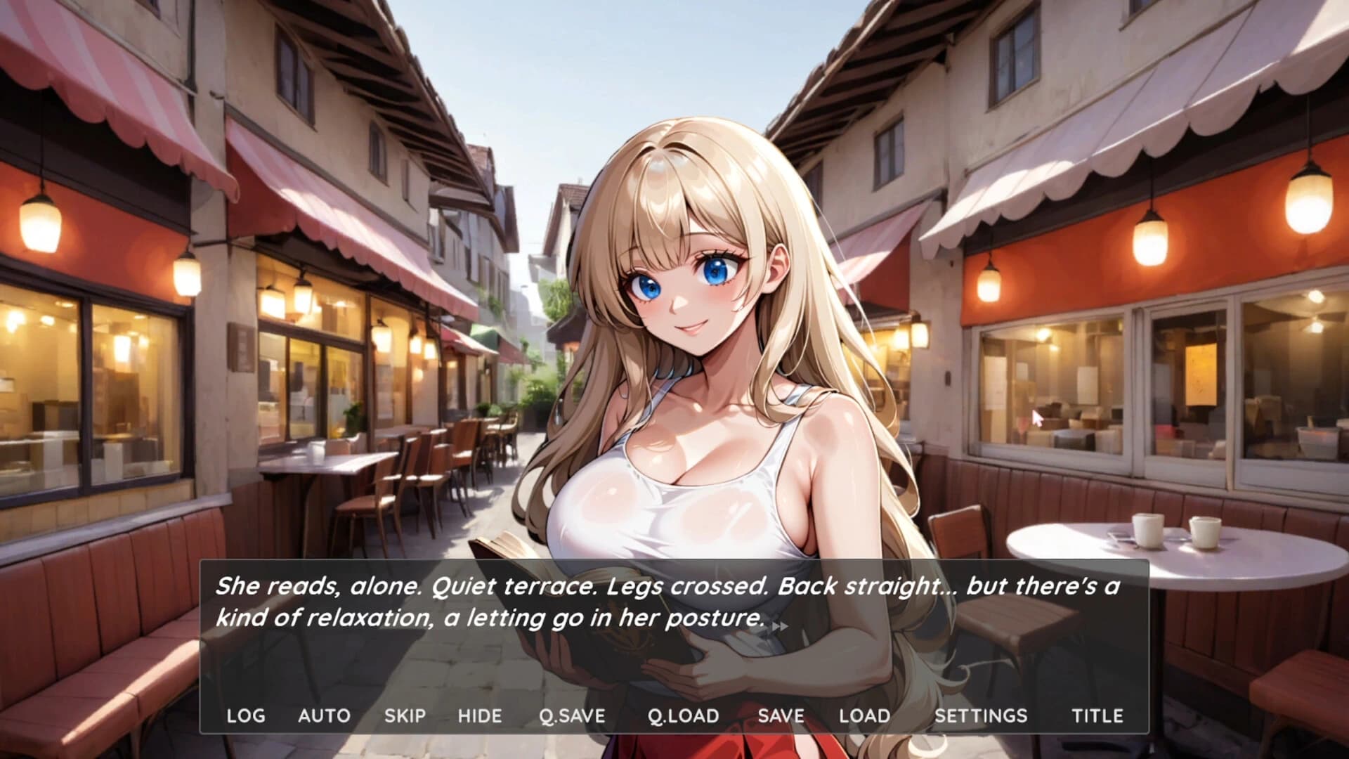 Hentai Novel: Lily is stripping screenshot 1
