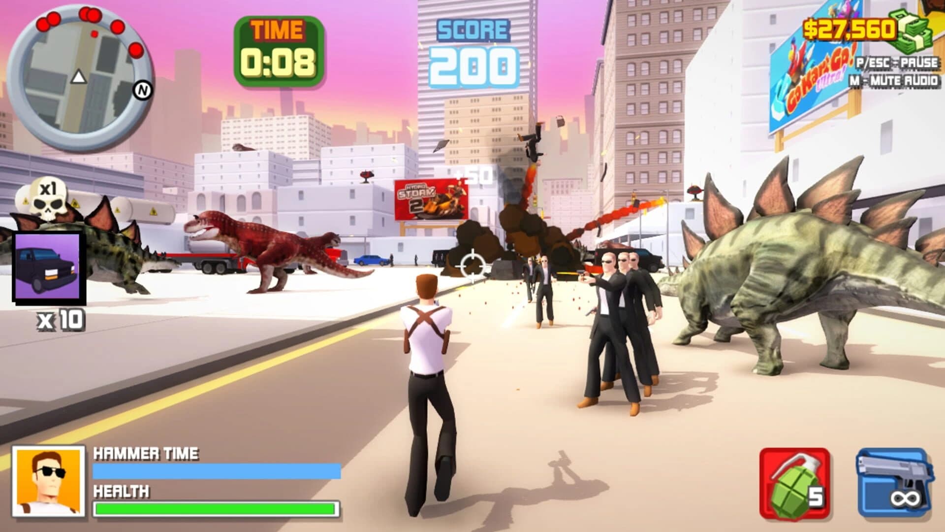 Hero Hunters: Jurassic Shooting Sniper screenshot 3