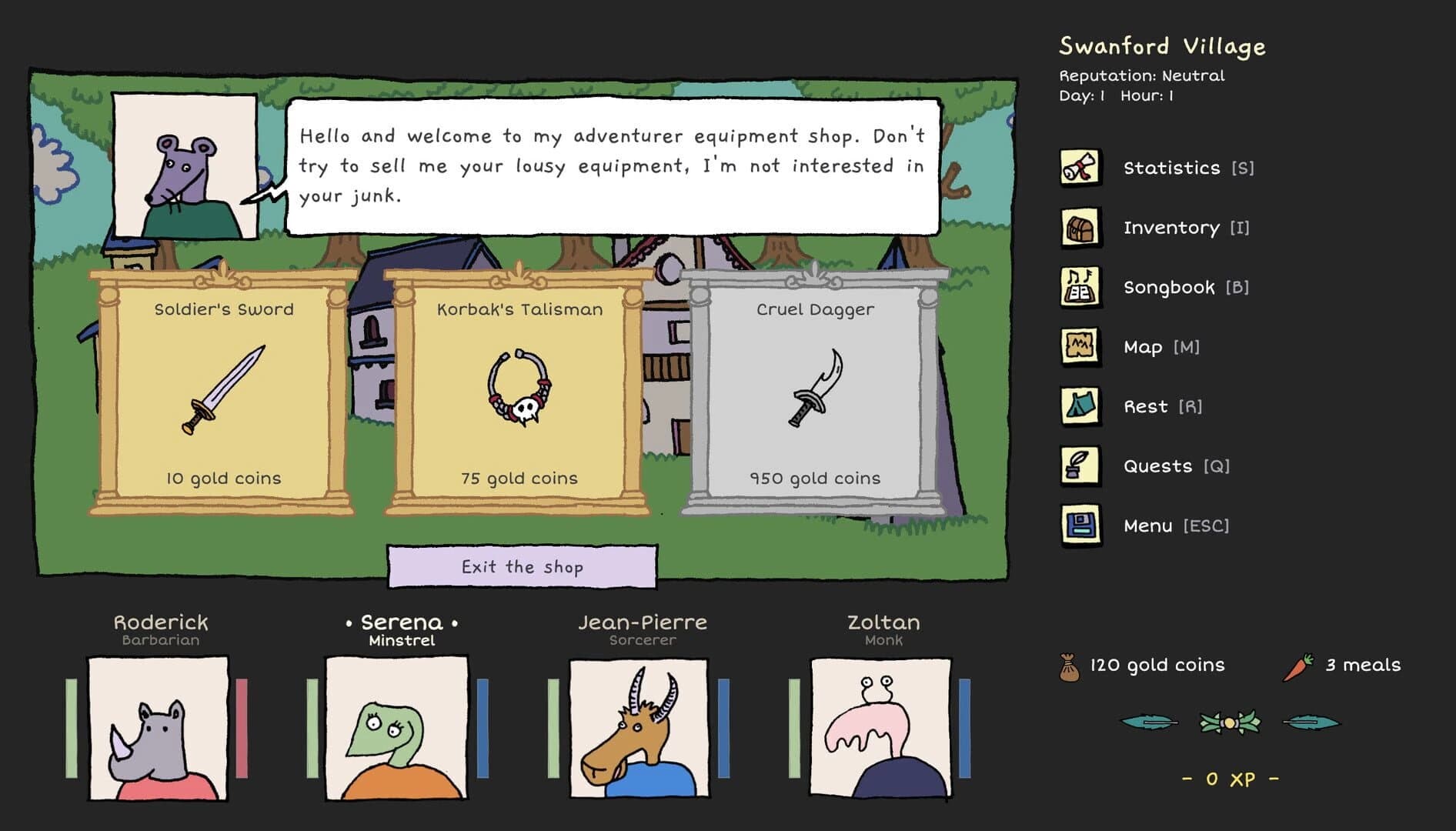 Heroes of the Seven Islands screenshot 1