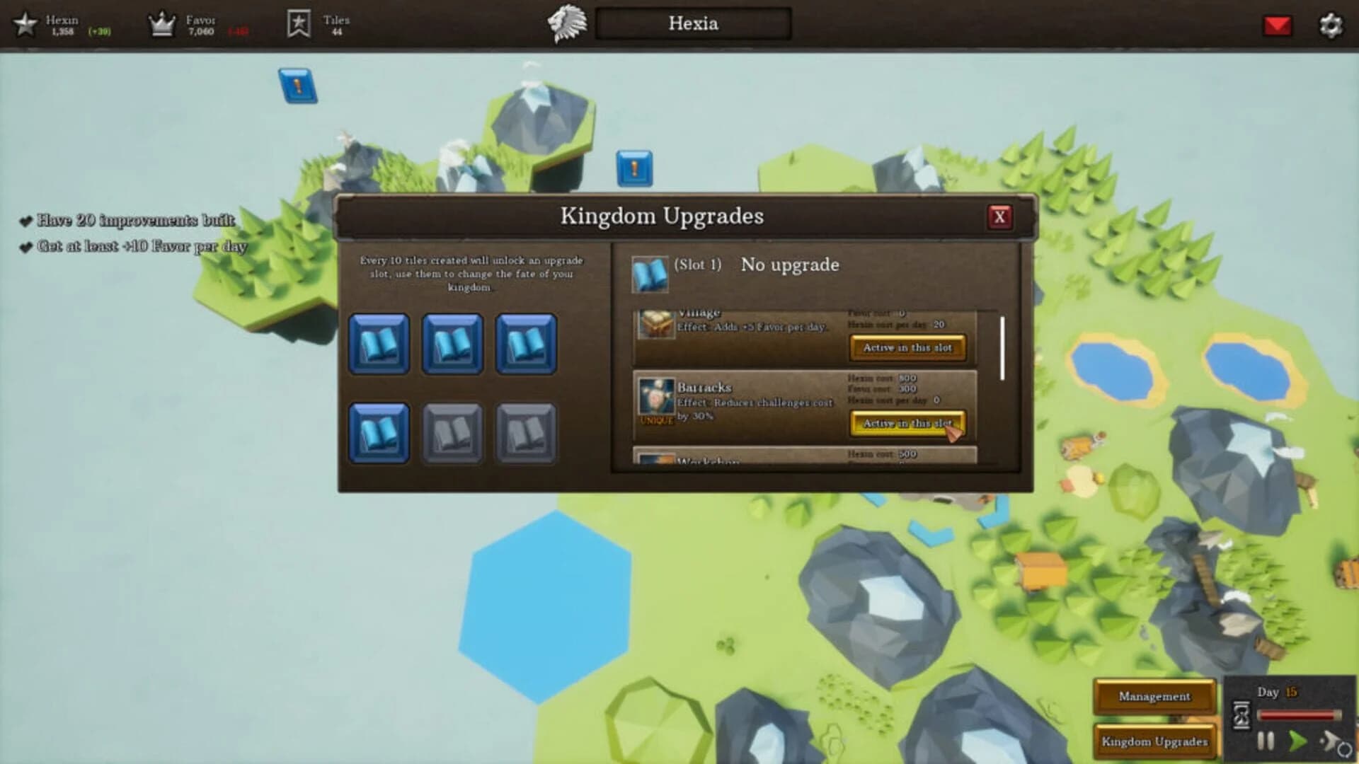 Hexia screenshot 2