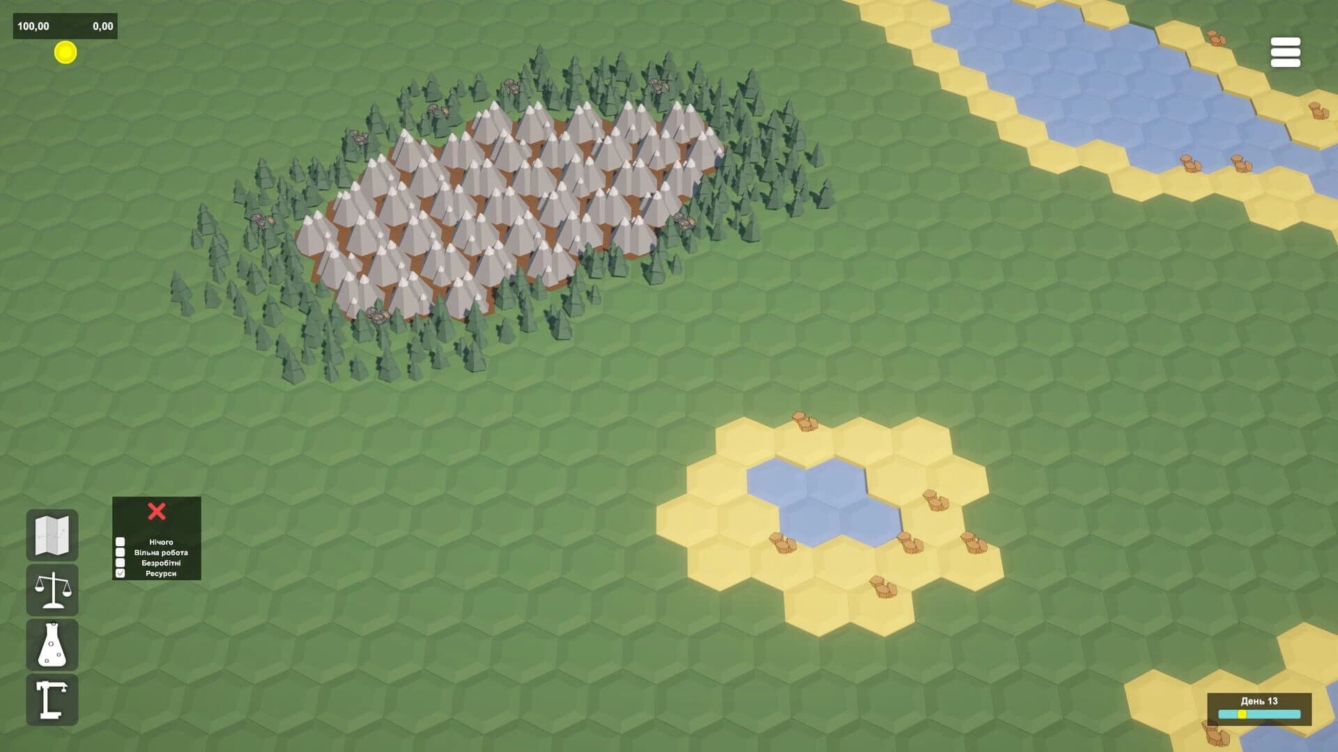 Hexity screenshot 2