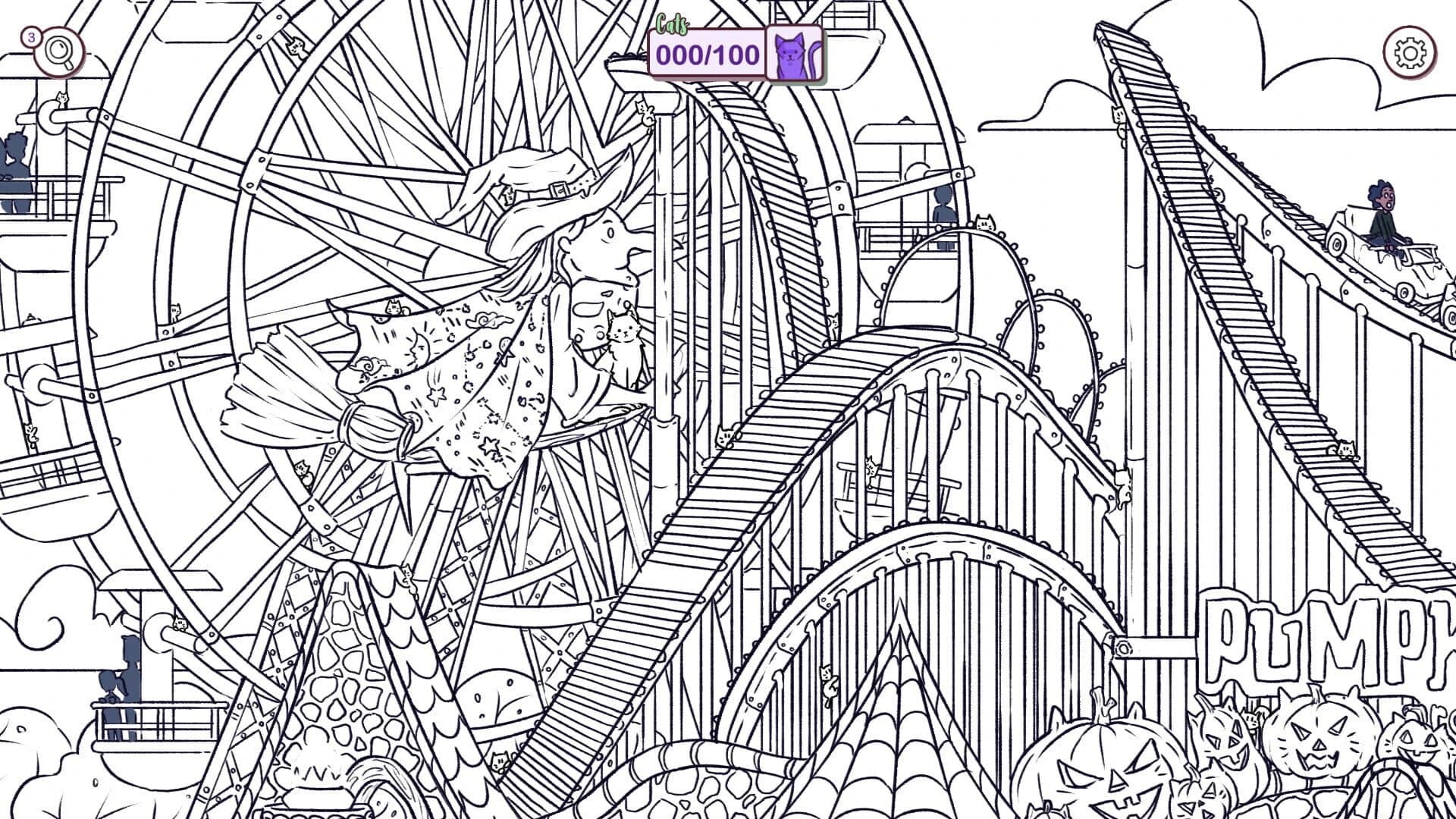 Hidden Cats in Spooky Town screenshot 1