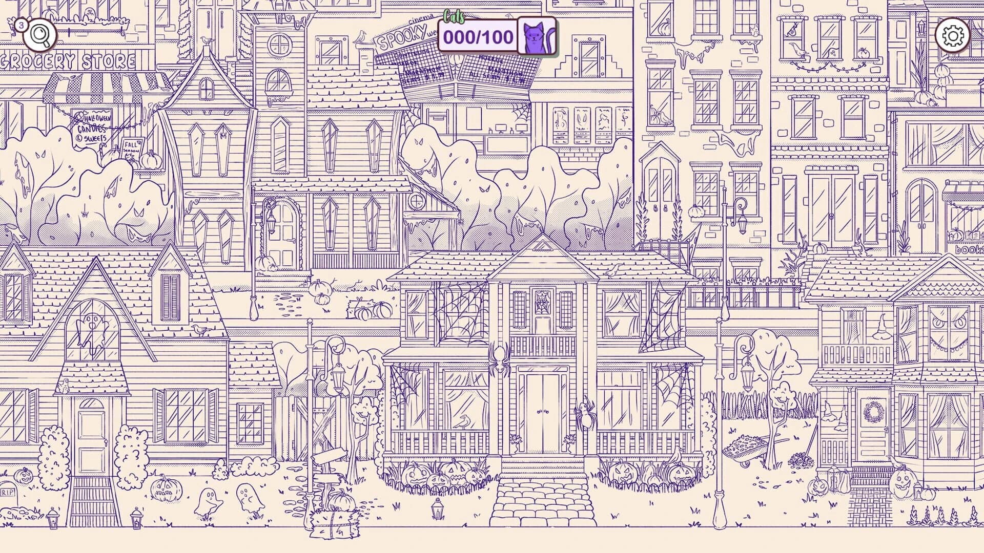 Hidden Cats in Spooky Town screenshot 5