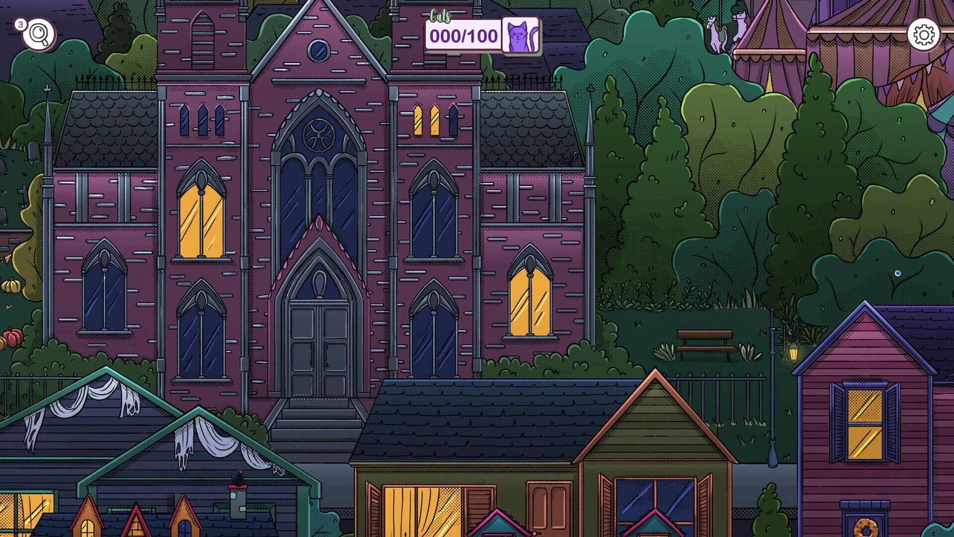 Hidden Cats in Spooky Town screenshot 3