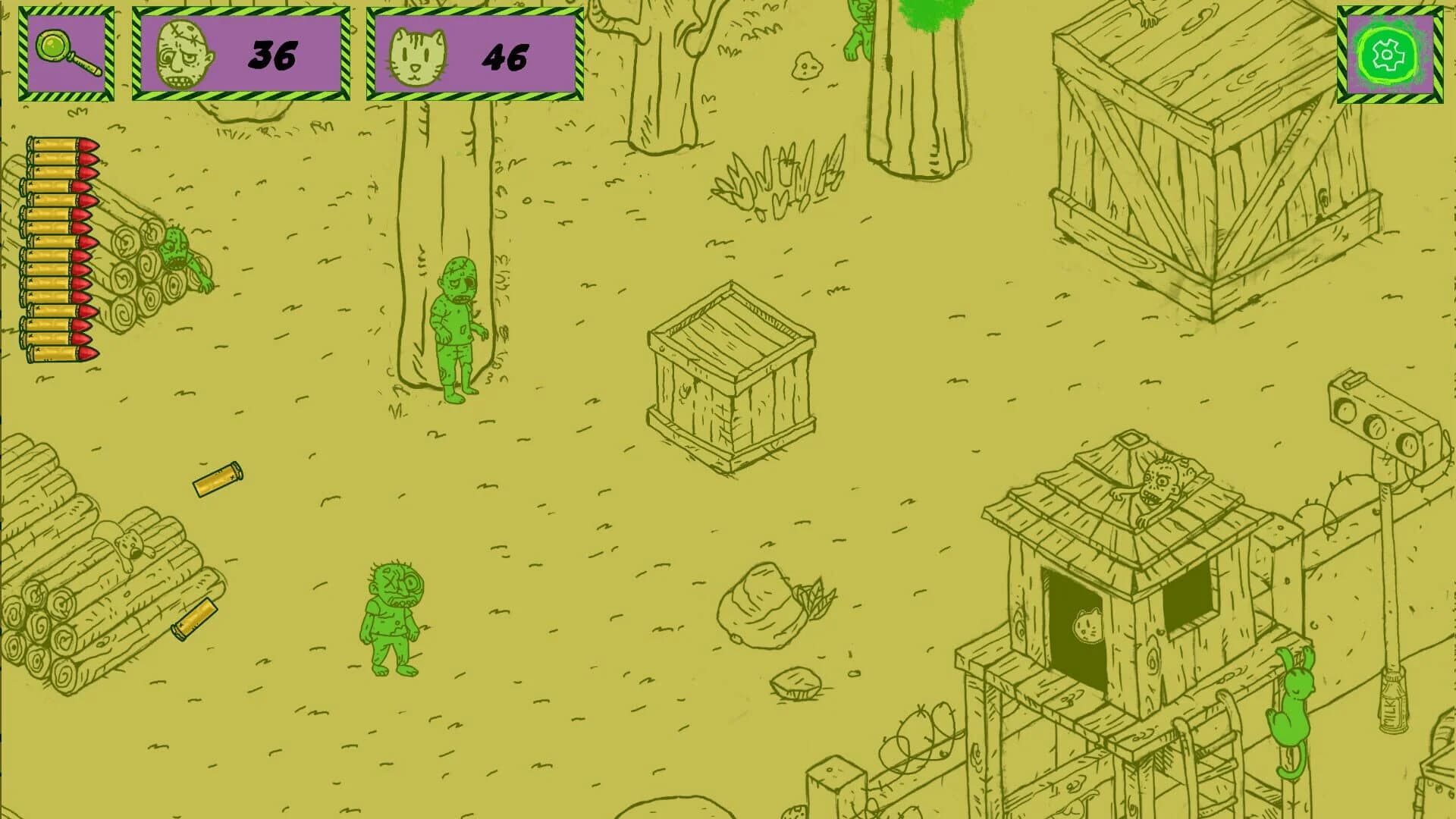 Hidden Cats vs. Zombies 2 screenshot 1