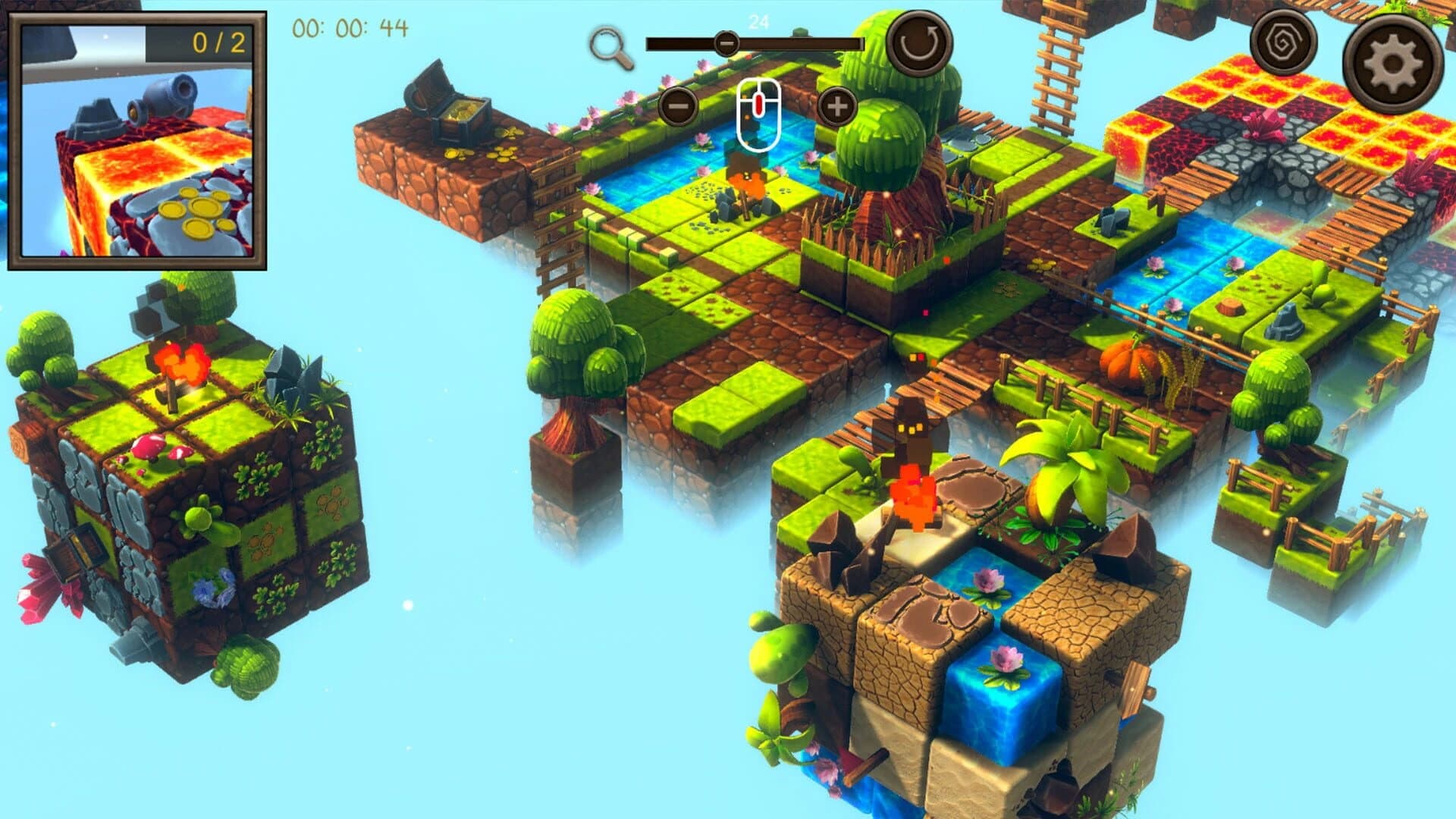 Hidden Cube World Top-Down 3D screenshot 3
