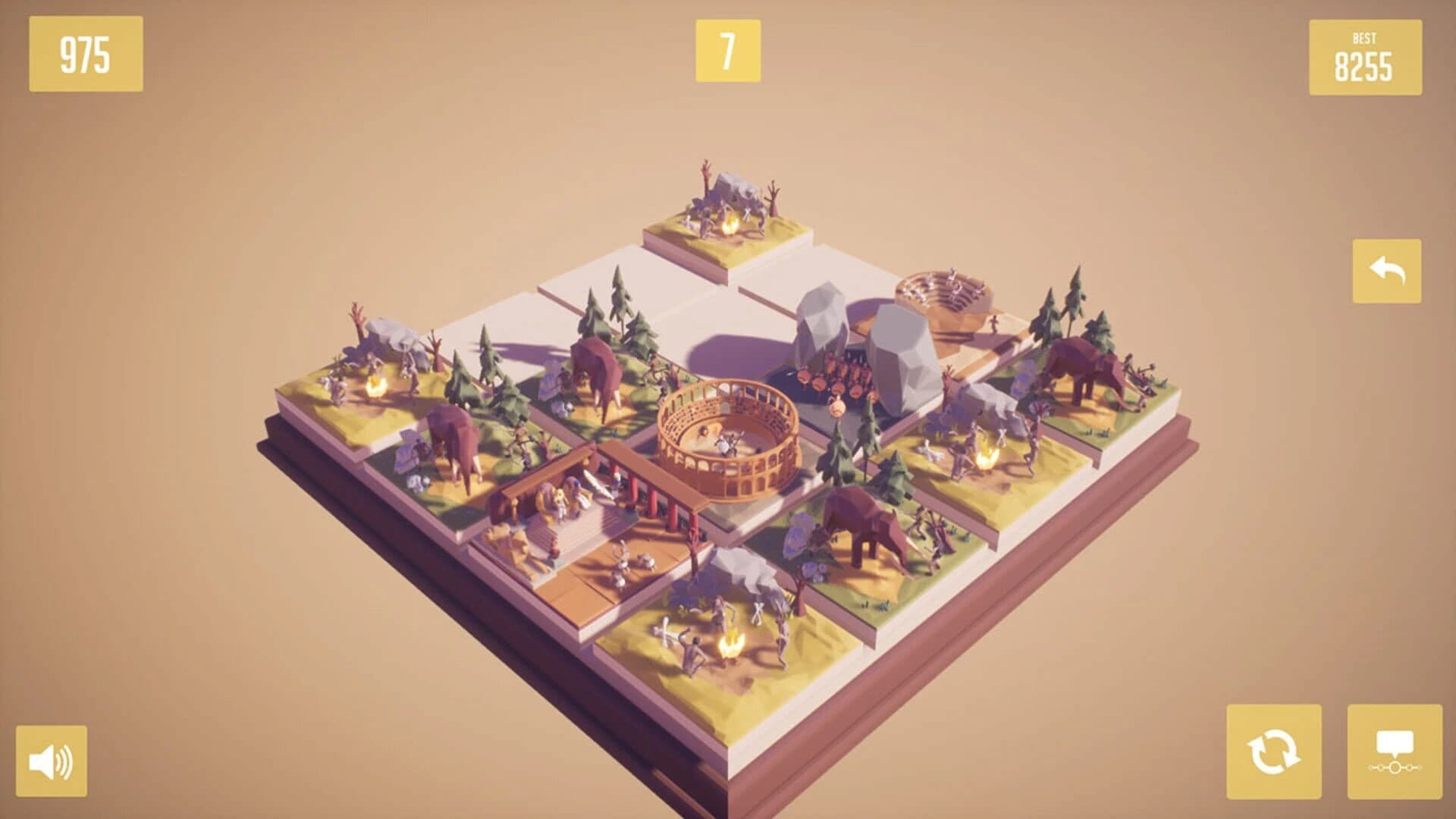History2048: 3D puzzle number game screenshot 3