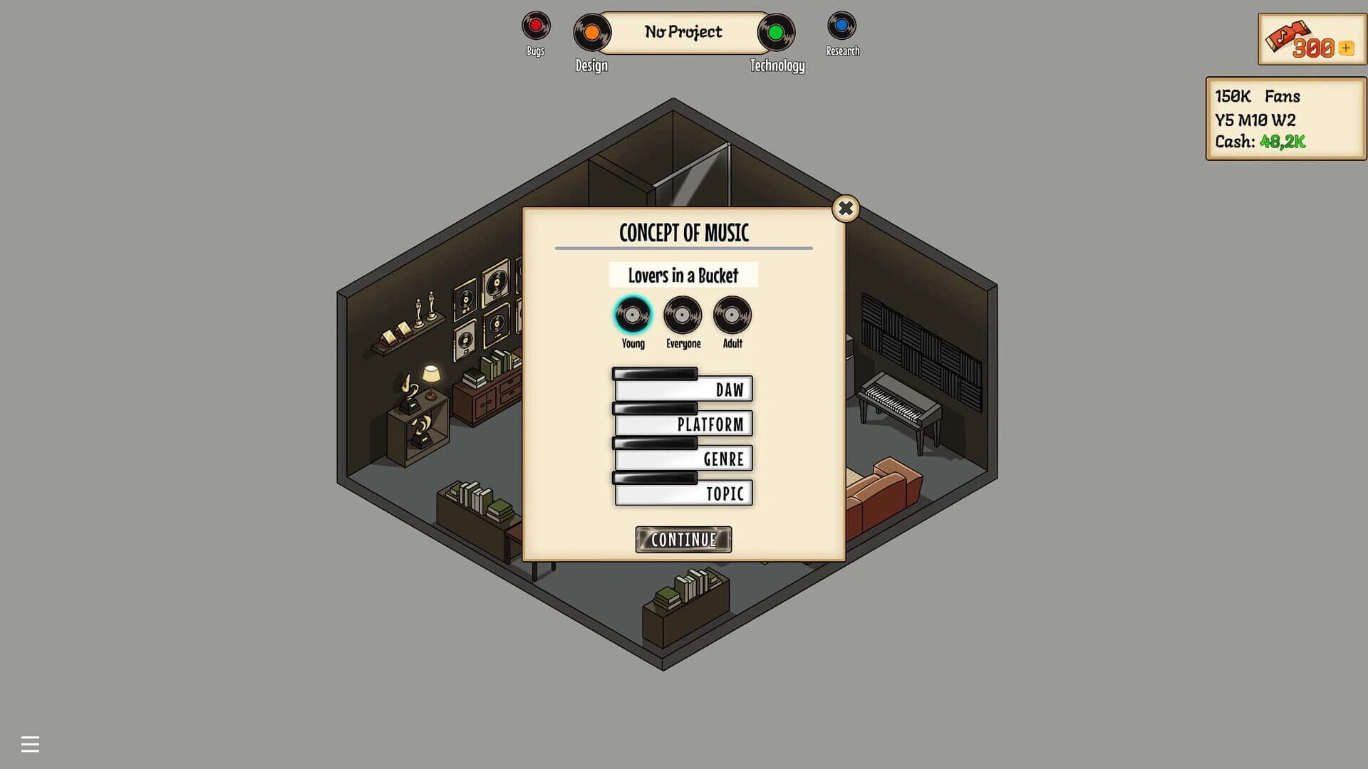 Hitmaker Tycoon screenshot 1