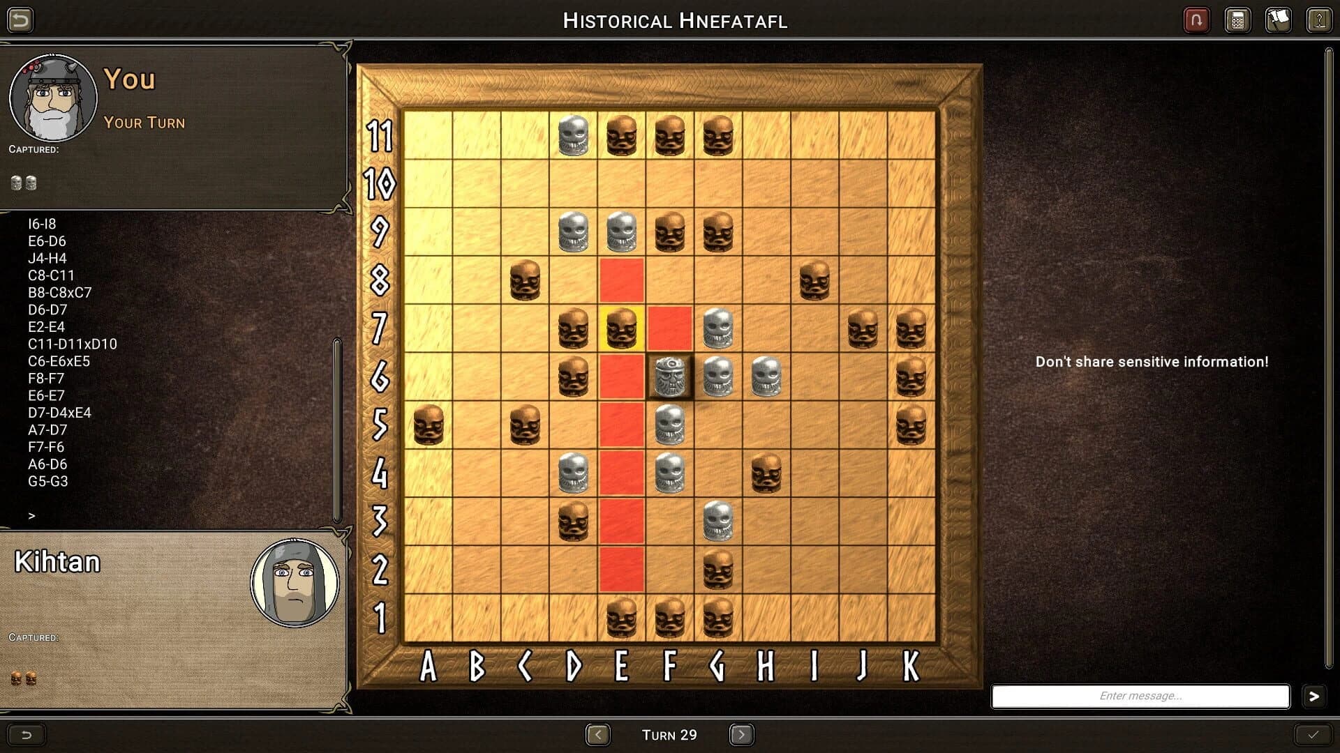Hnefatafl screenshot 1