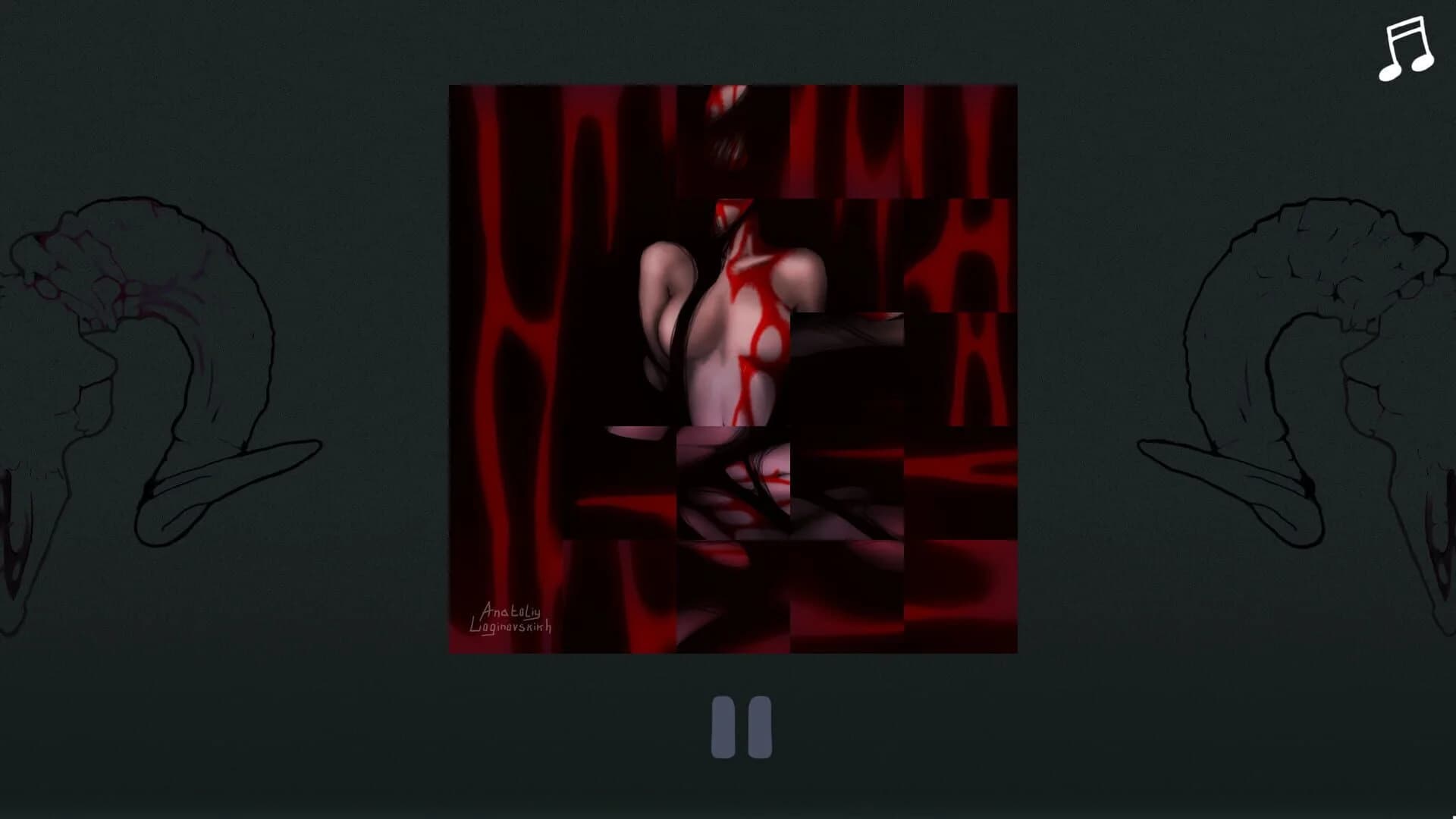 Horror Girl Puzzle screenshot 4