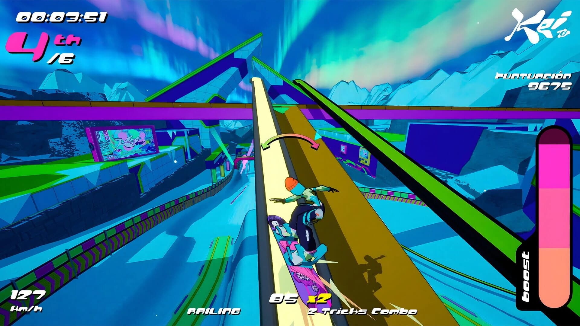 HyperYuki: Snowboard Syndicate screenshot 2