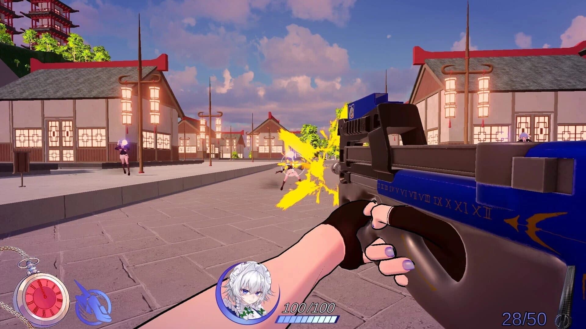 I Am Sakuya FPS: Lunarian Invasion screenshot 1