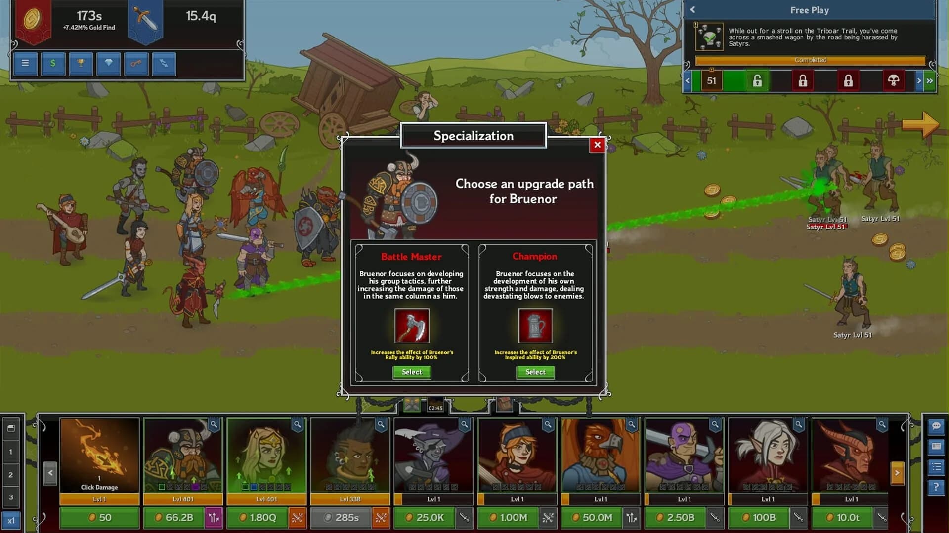 Idle Champions of the Forgotten Realms screenshot 1